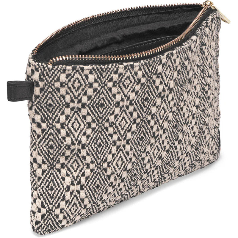 Depeche Taske - 16156 Clutch Taske i Sort Print