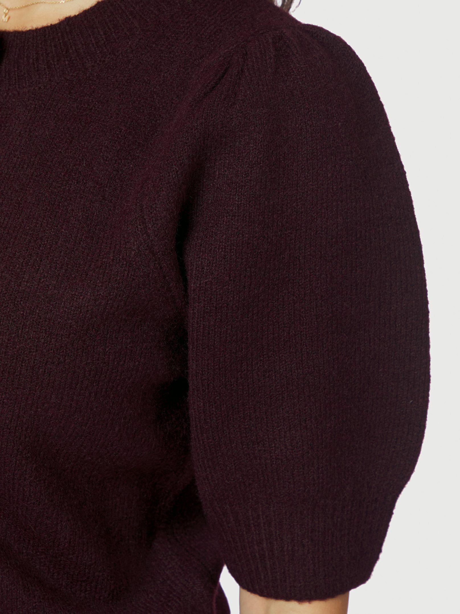 Neo Noir Cardigan - Trudy Deco Strik Cardigan i Wine