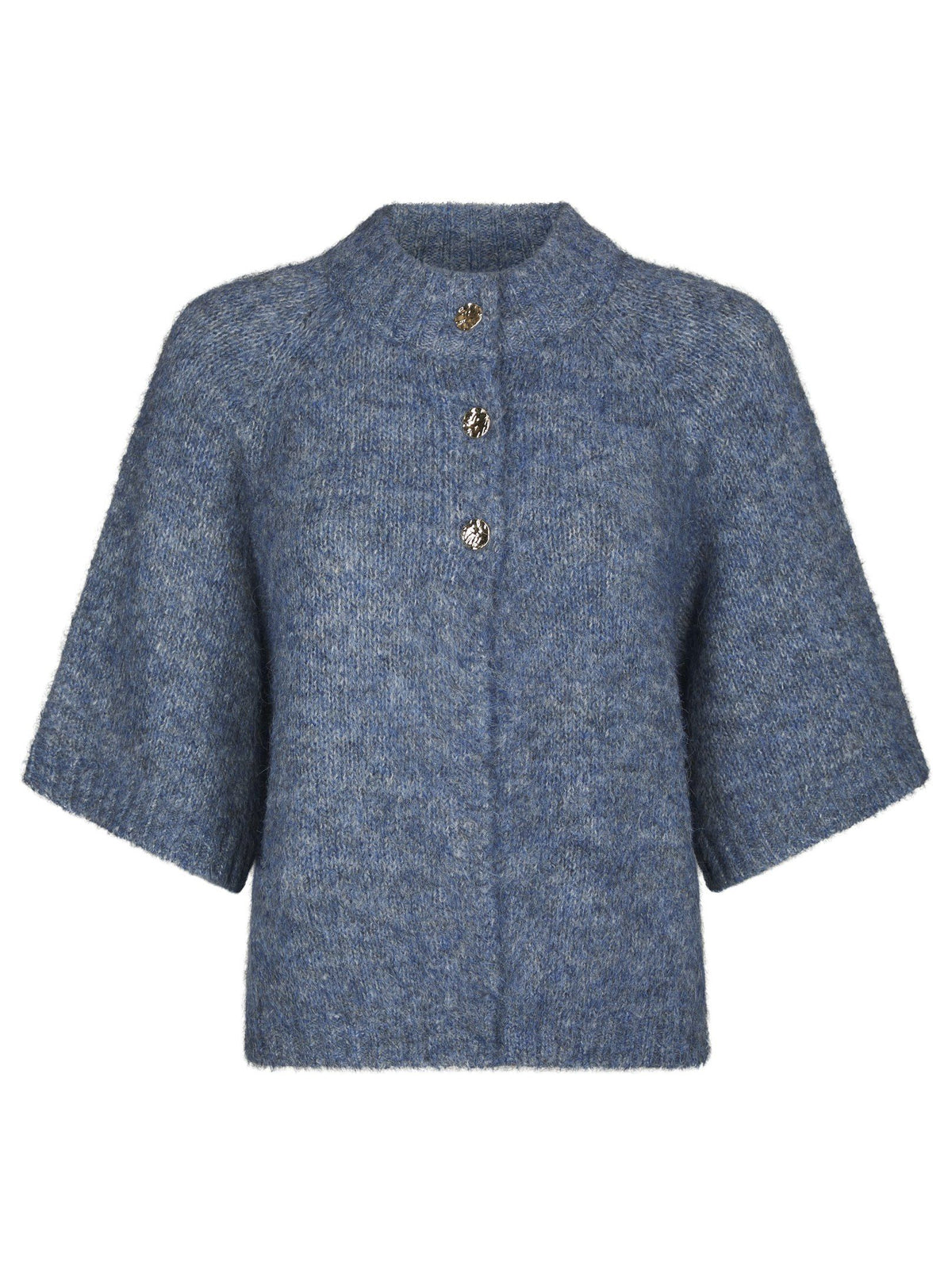 Neo Noir Cardigan - Benuta Strik Cardigan i Dusty Blue