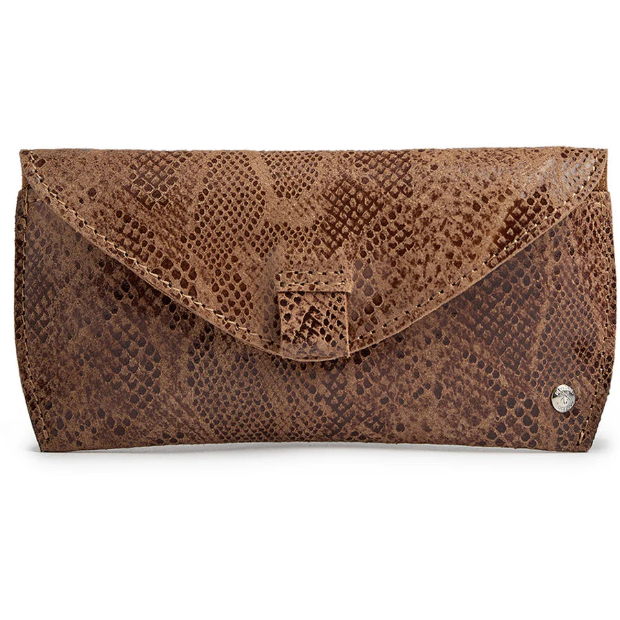 Depeche Etui - 16596 Brille Etui i Camel Snake