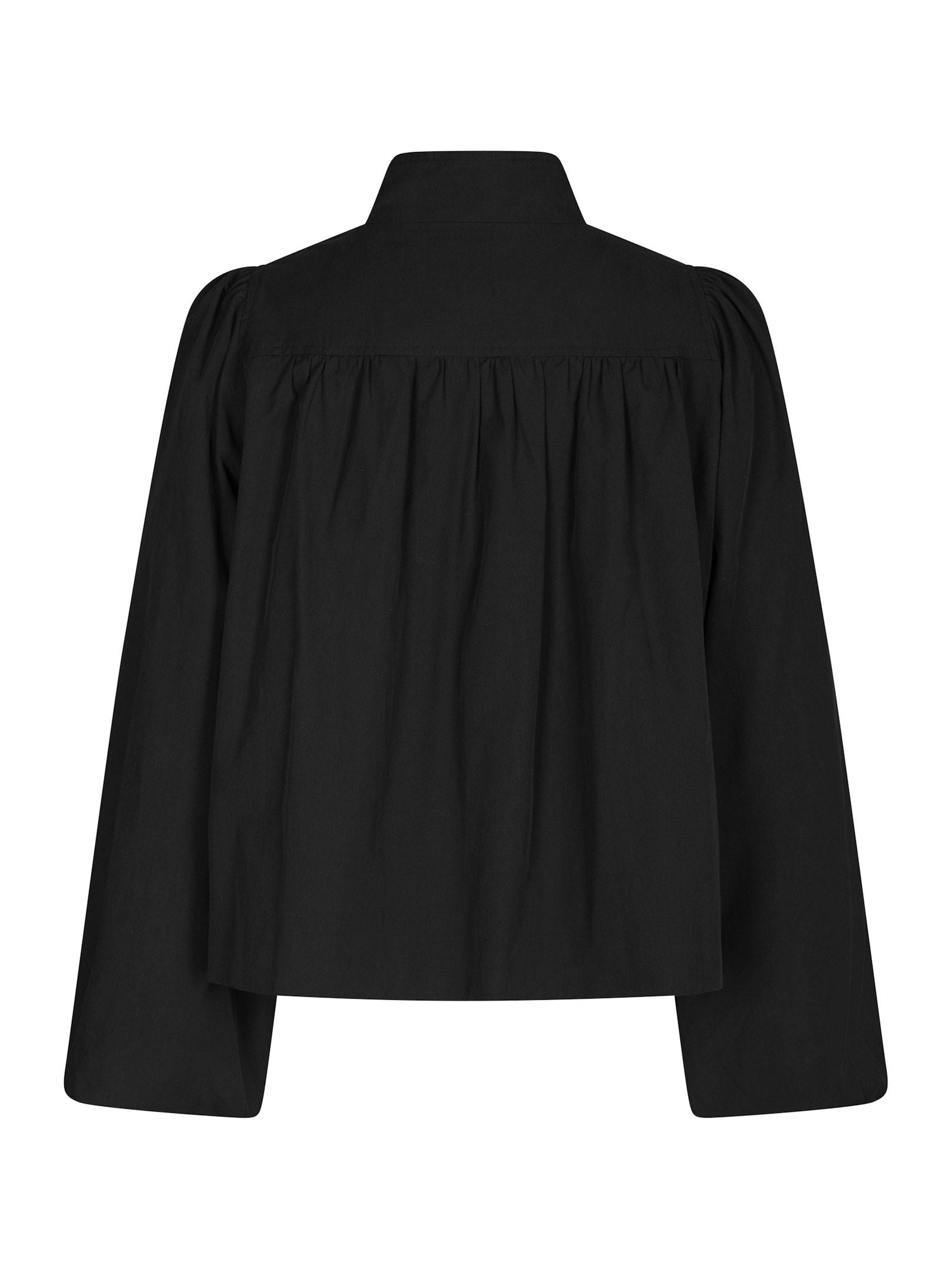 Neo Noir Jakke - Tirsa Twill Jakke i Sort