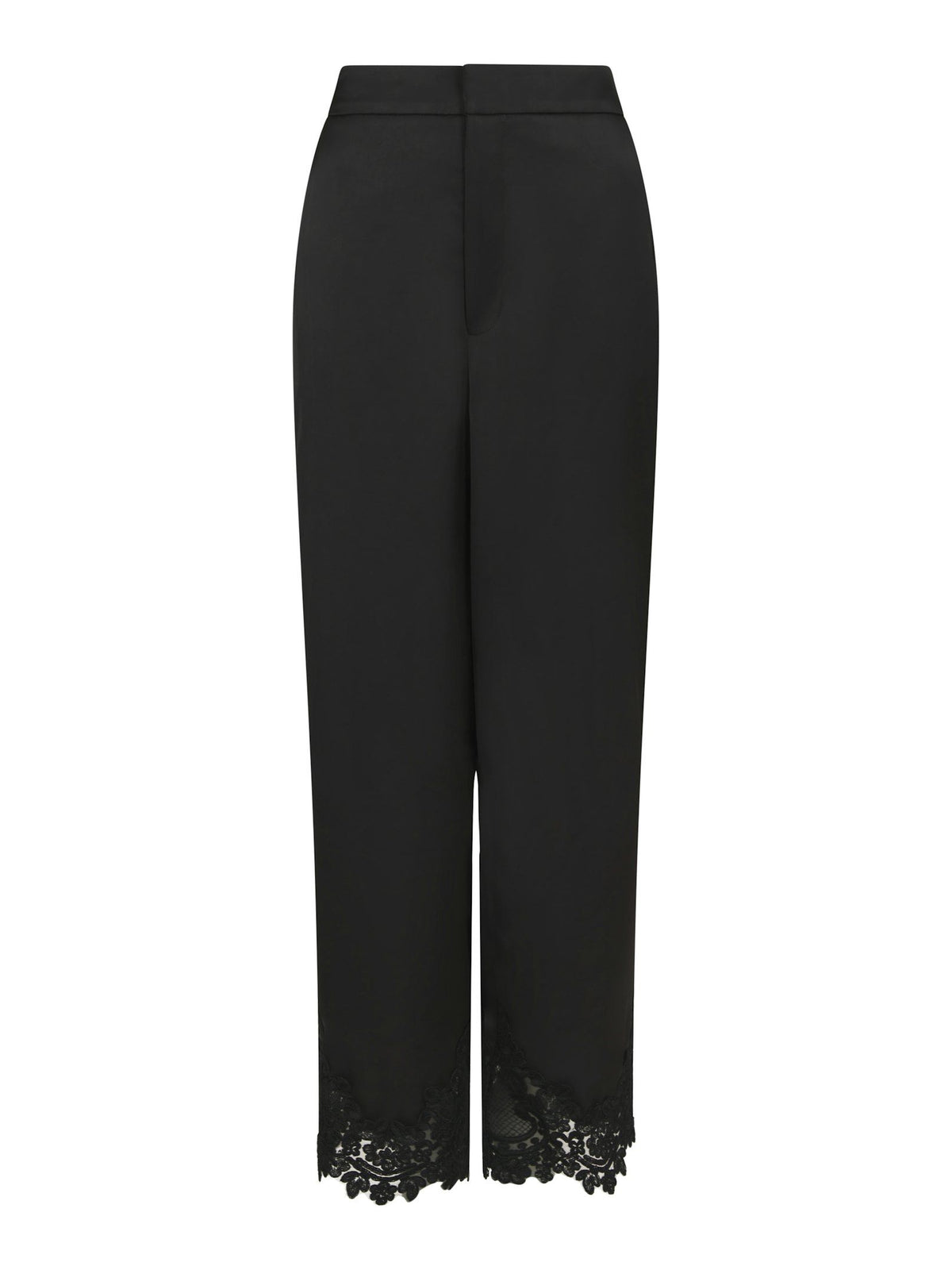 Neo Noir Bukser - Emery Heavy Sateen Lace i Sort