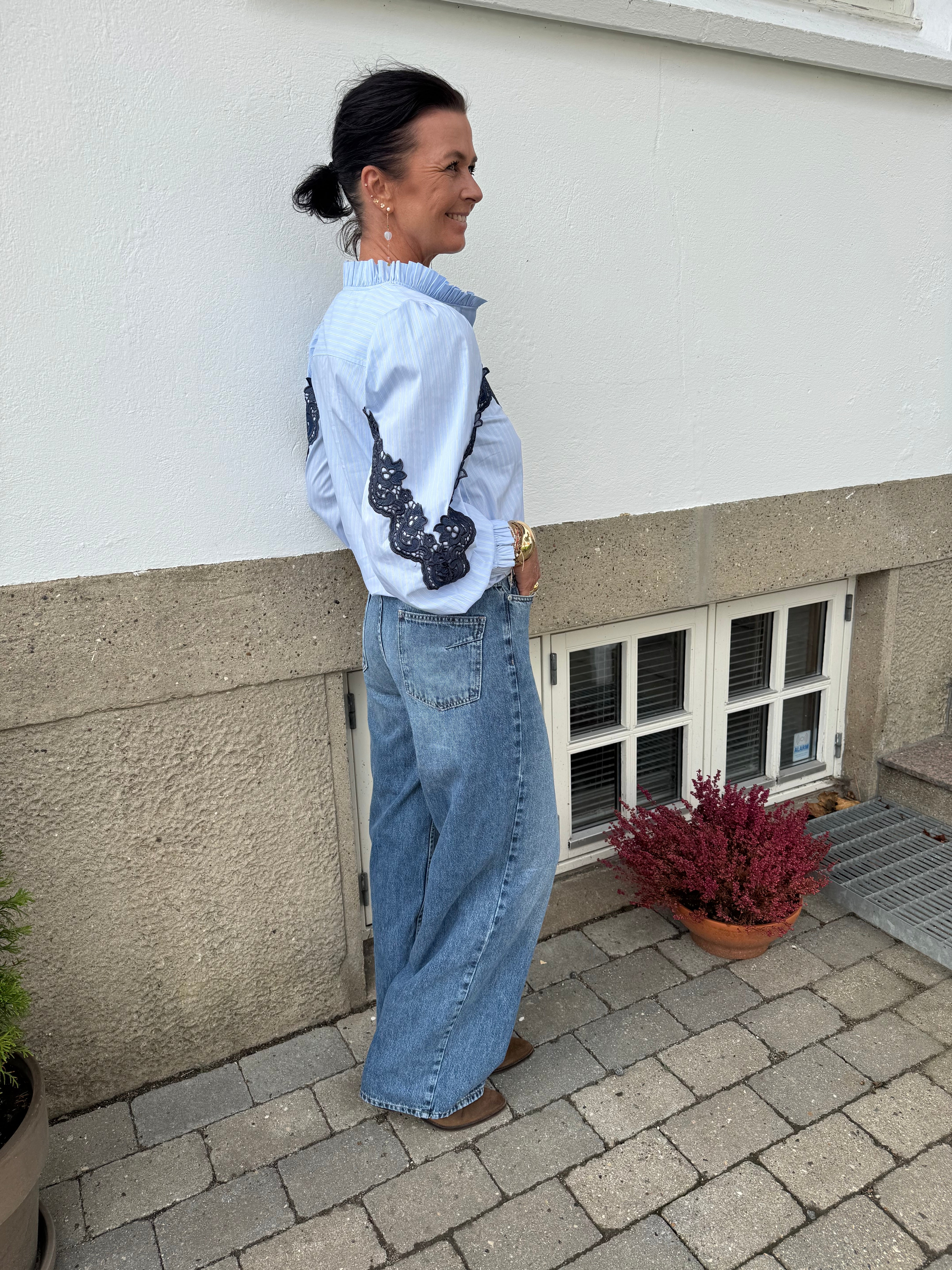 Gossia Skjorte - OlineGO Skjorte i Blue Stripe