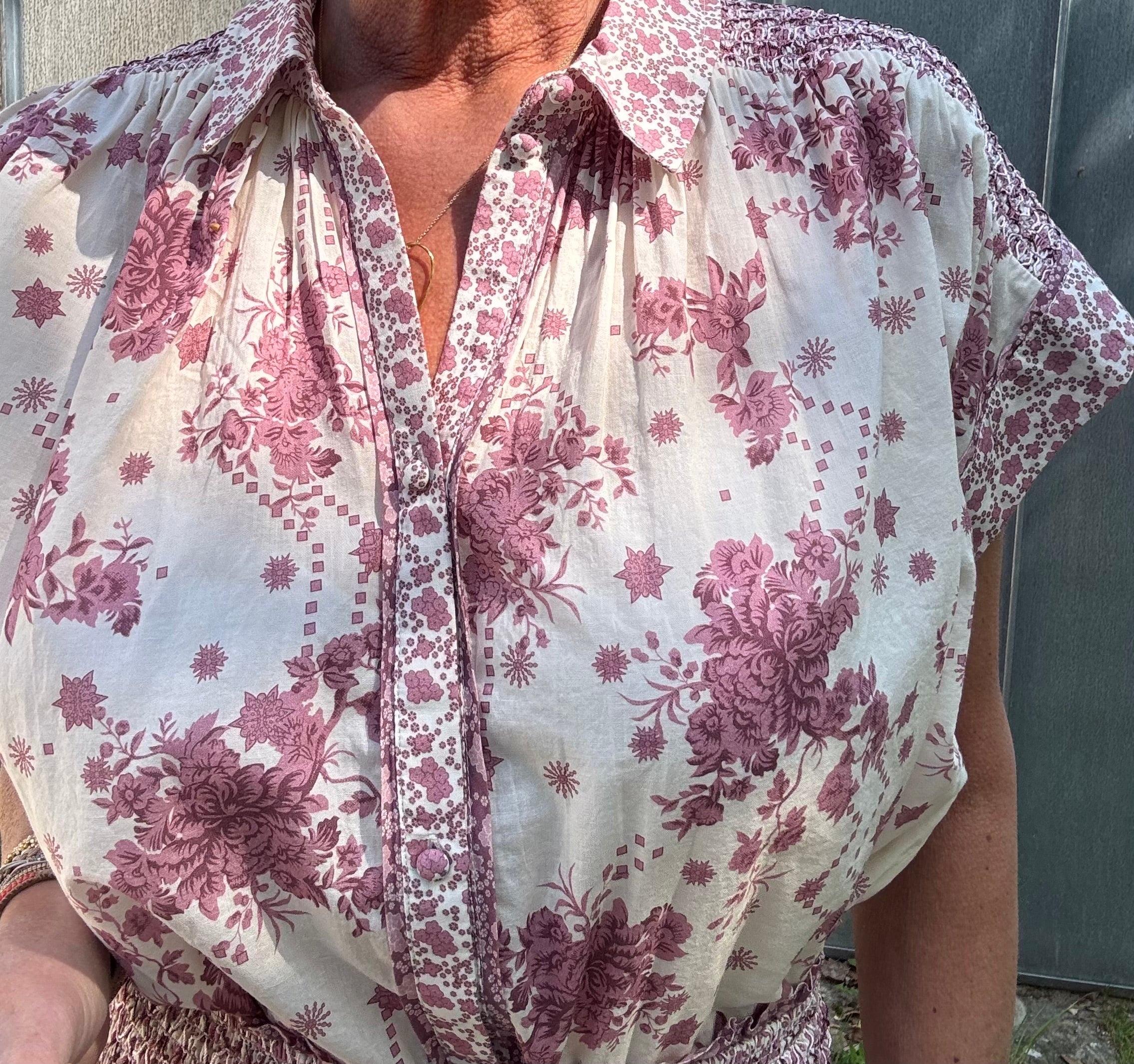 Lollys Laundry Bluse - BadalLL Bluse i Flower Print