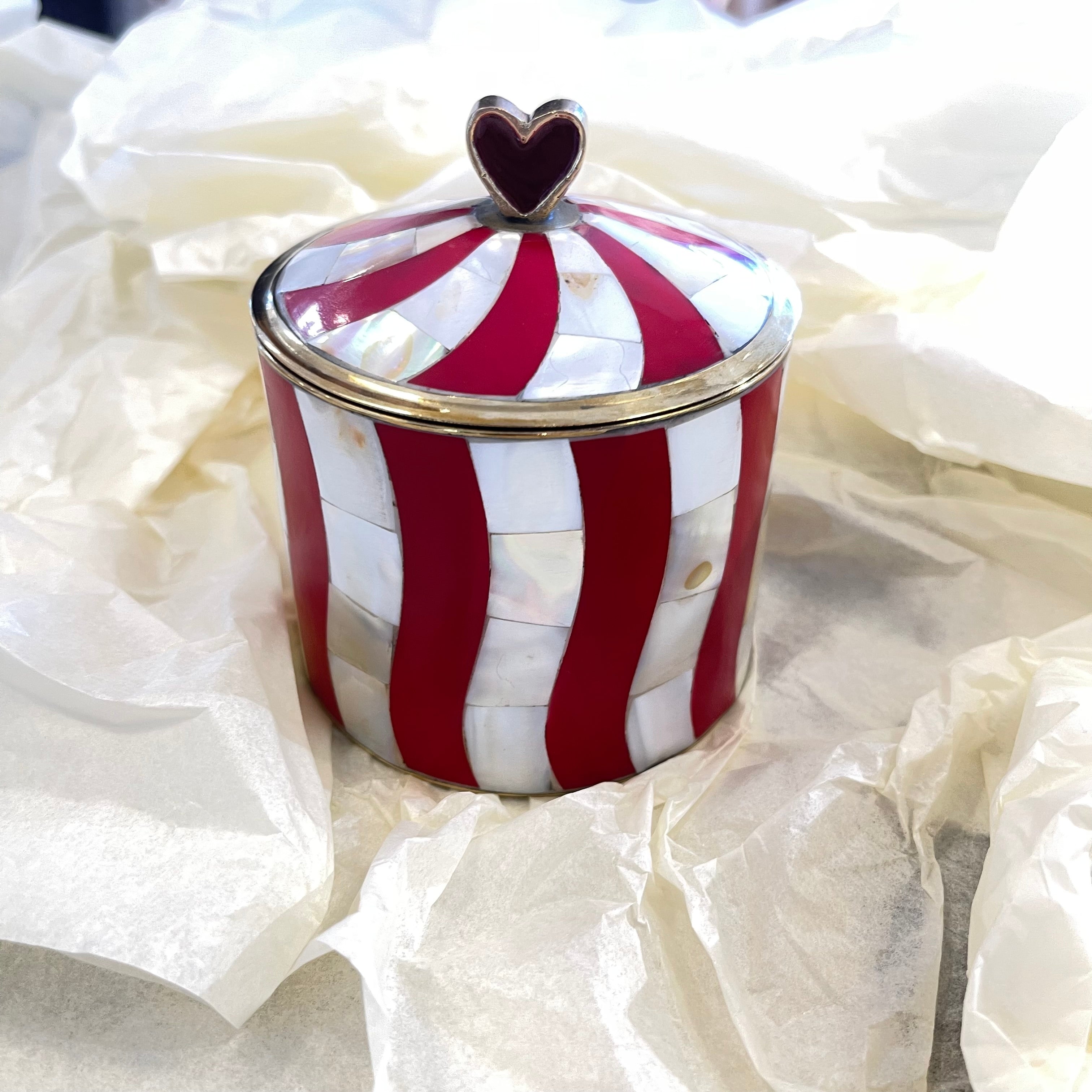 Doing Goods Box - Pyar Heart Circus Box Stor Rød Strib