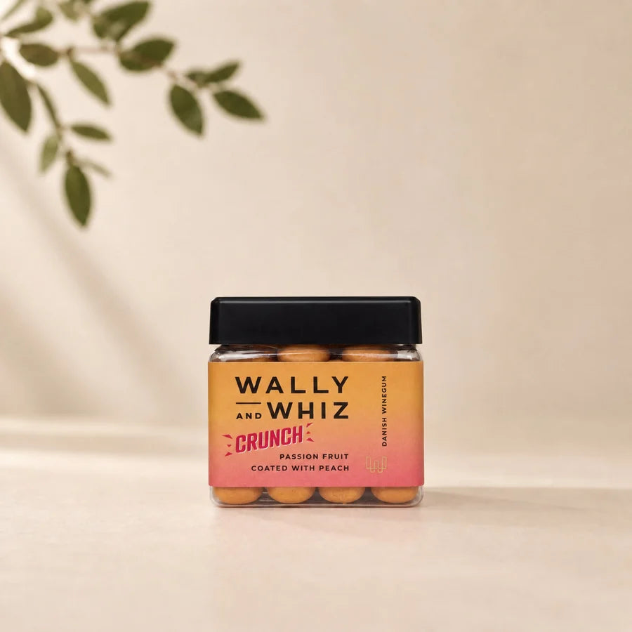 Wally And Whiz Vingummi - Vingummi, Passion med Fersken Crunch