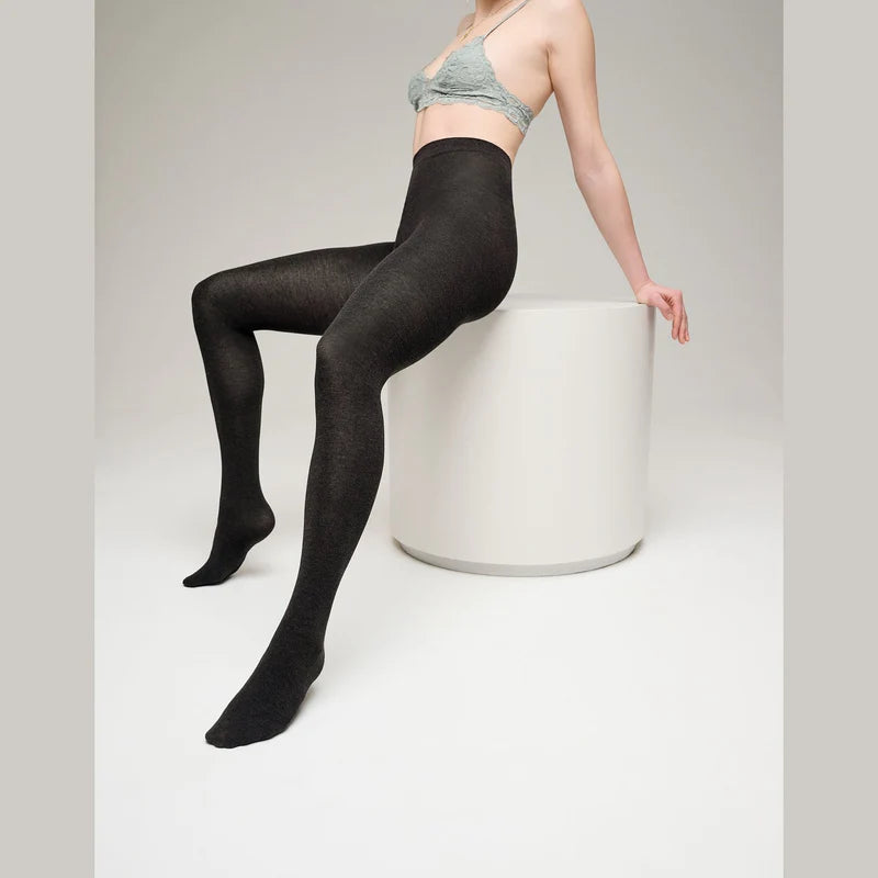 Sneaky Fox Strømpebukser - Love You Strømpebukser 80 Denier i Brown Melange