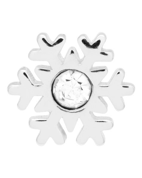 LULU Copenhagen Ørering - Flake Ørering i Sølv Med Similisten