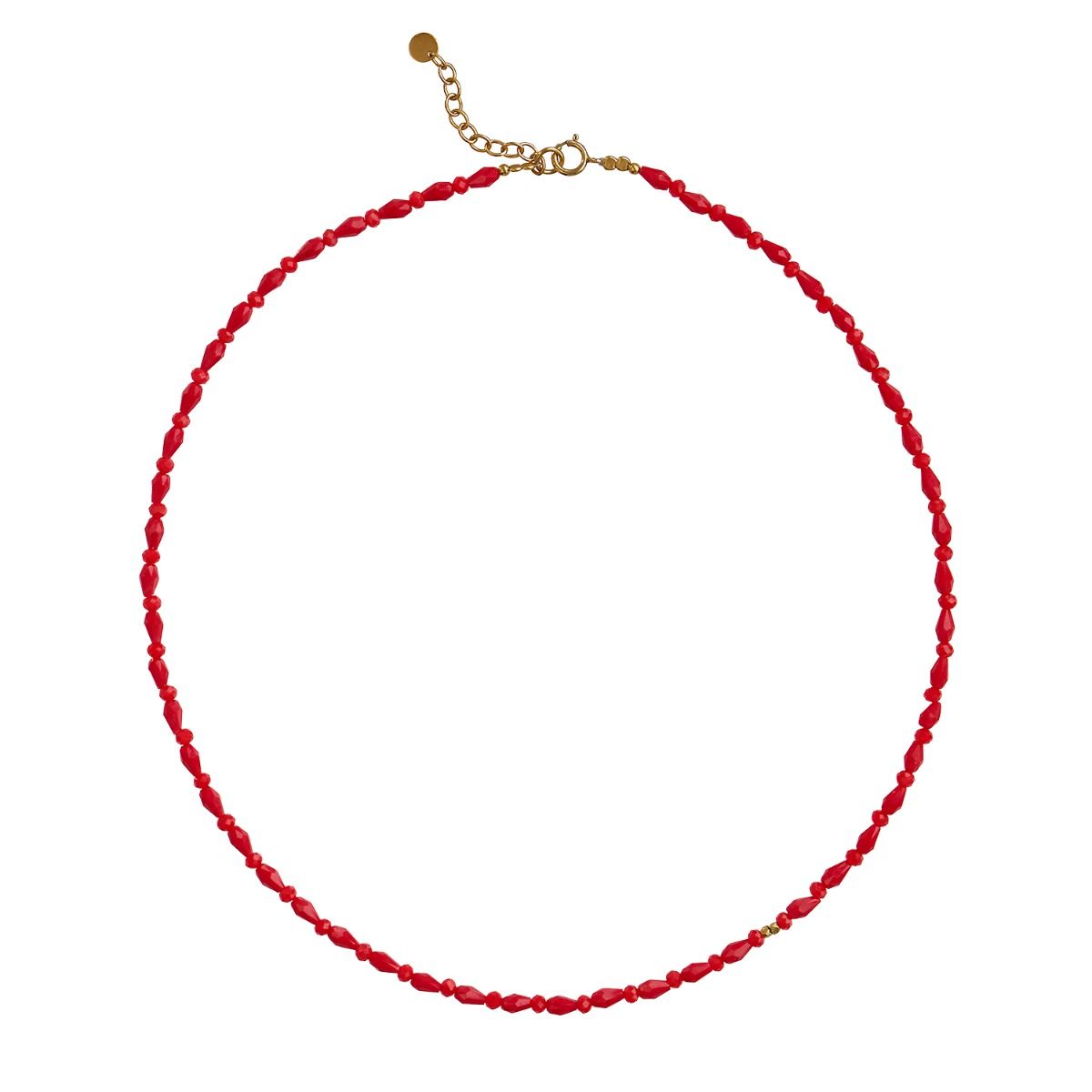 Stine A Halskæde - 2072 Miss Pearls Halkæde Rød