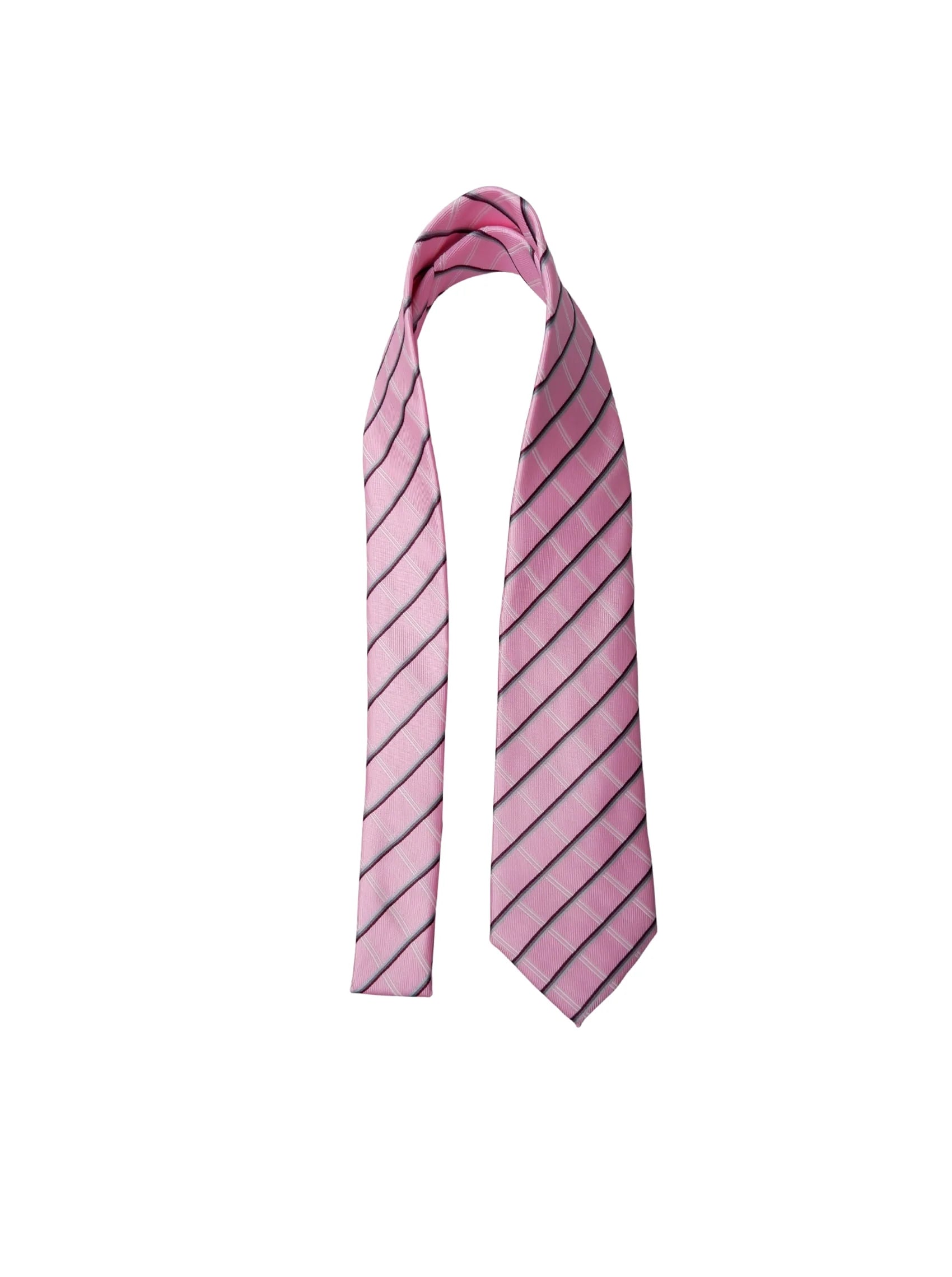 Black Colour Slips - BcLulu Slips i Pink Stripe