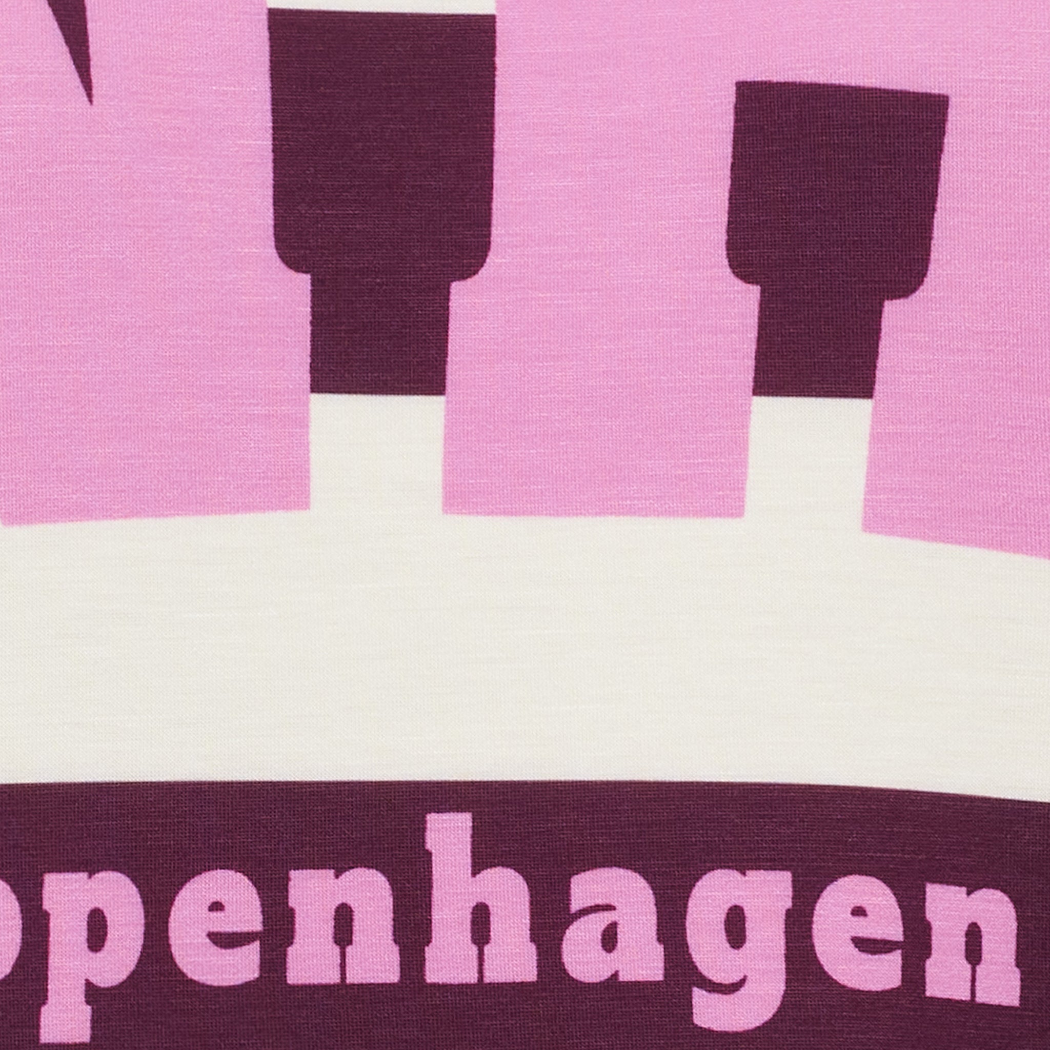 MARTA du château Sweat - MdcNerina Stribet Sweat i Bordeaux/Pink