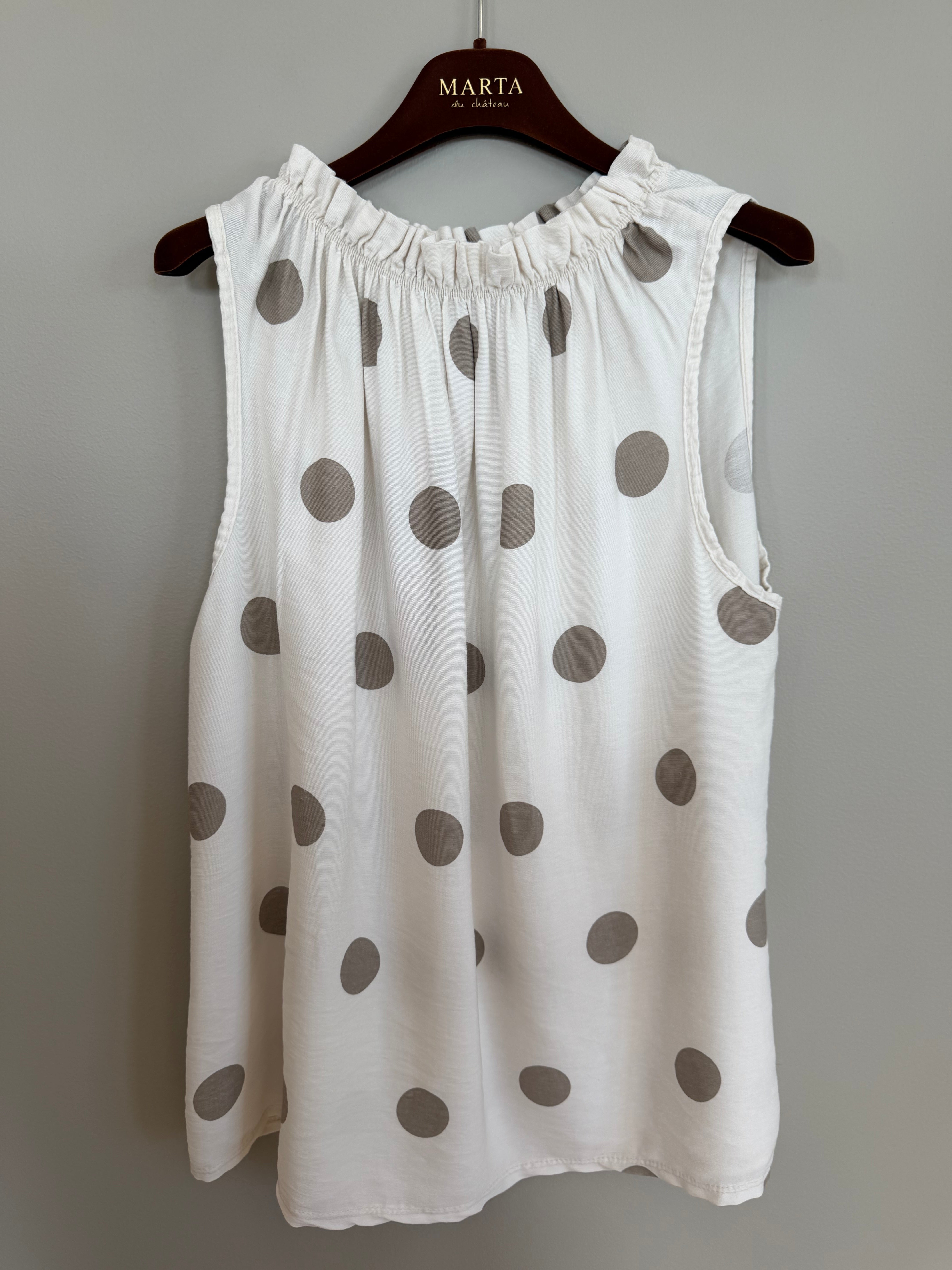 MARTA du château Top - 2319 MdcLucina Top i Beige