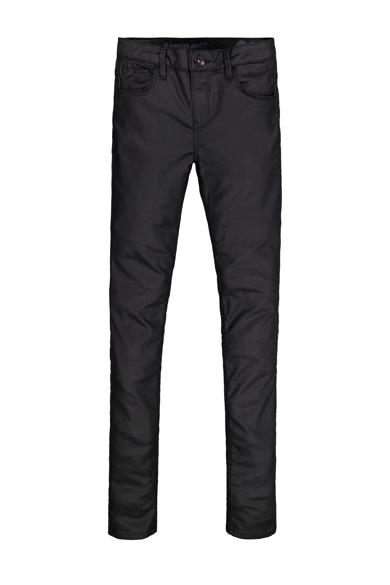 Garcia Jeans - Celia Superslim Fit Jeans i Sort Coated