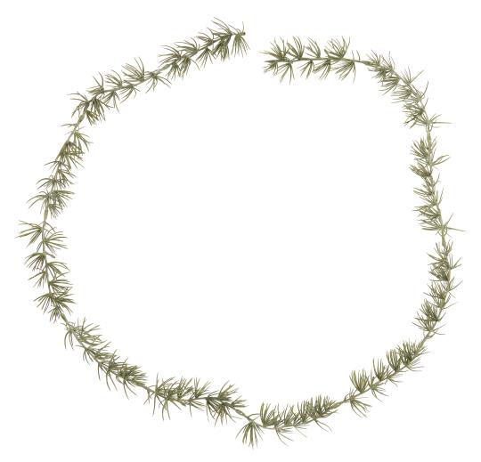 IB Laursen Julepynt - Kunstig Cederranke 150cm