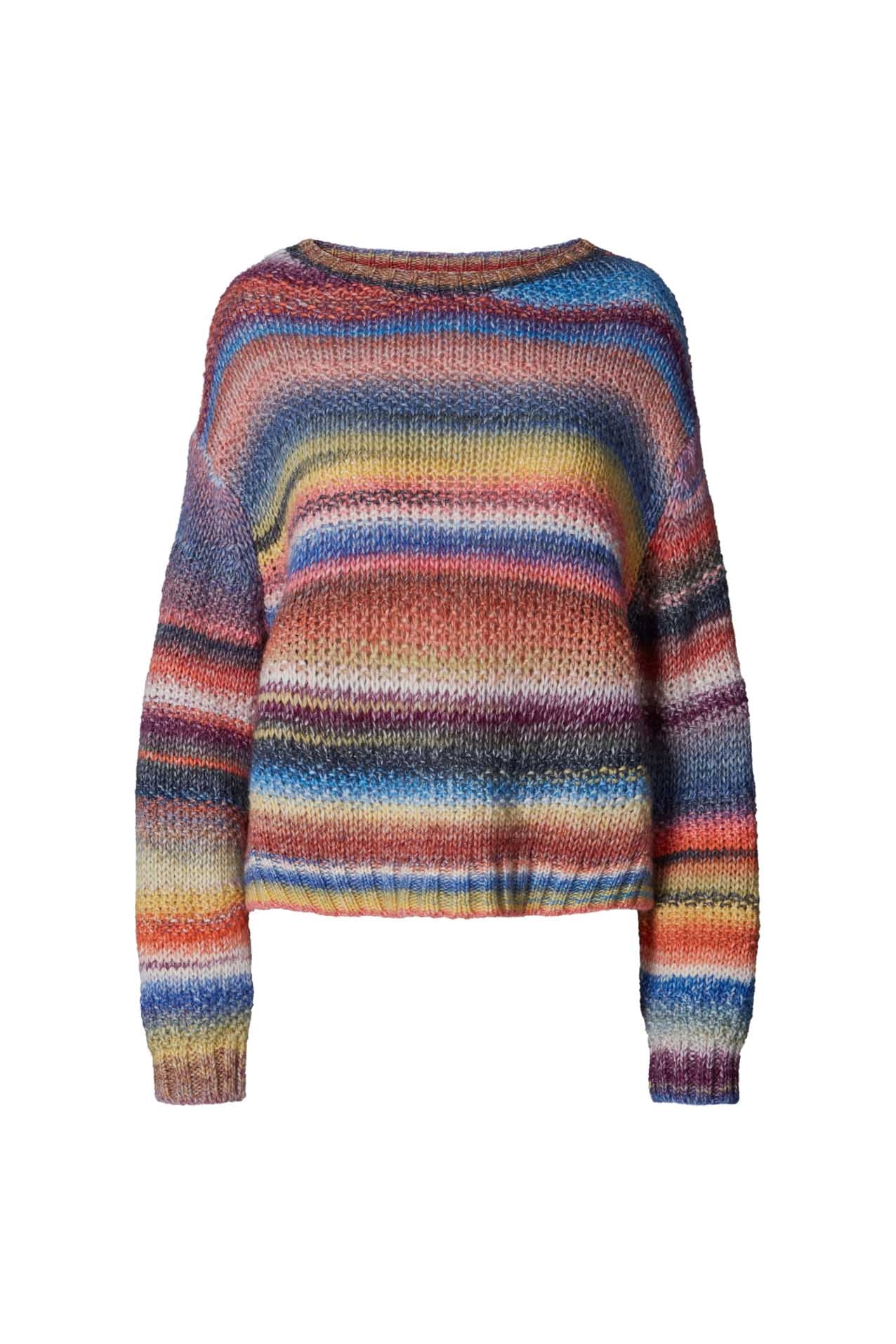 Lollys Laundry Strik - Fairhaven LS Strik i Multi Strib