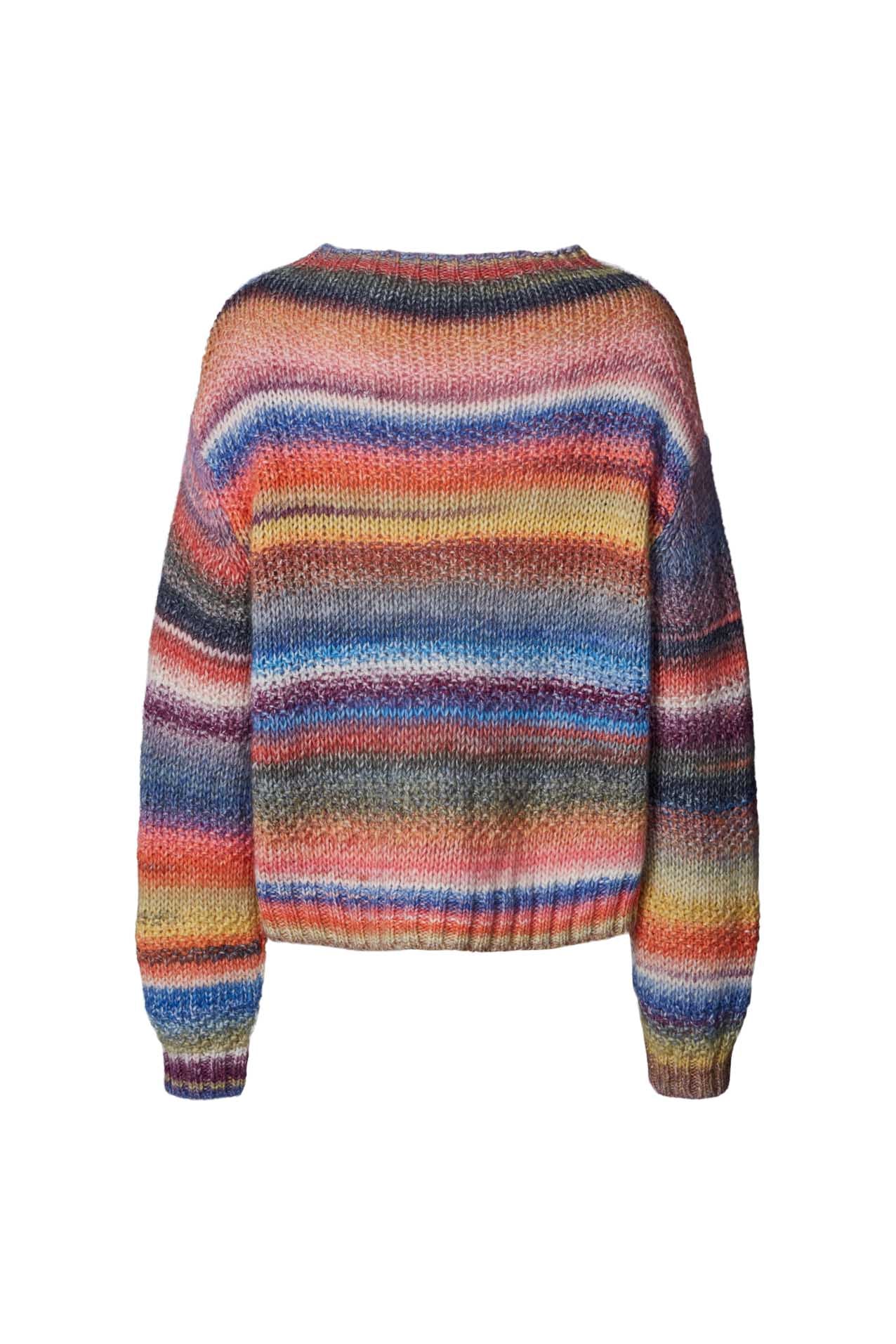 Lollys Laundry Strik - Fairhaven LS Strik i Multi Strib