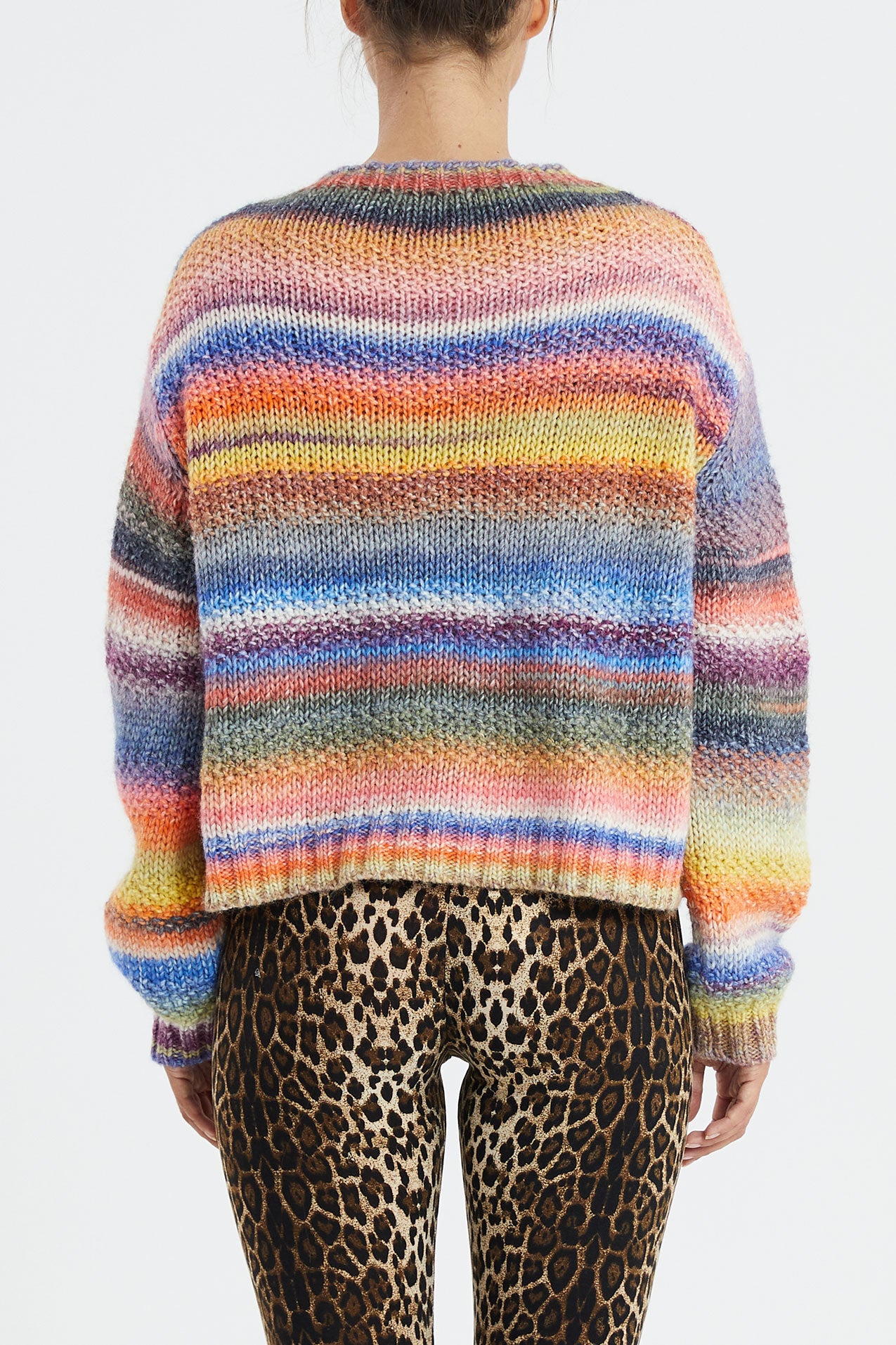 Lollys Laundry Strik - Fairhaven LS Strik i Multi Strib