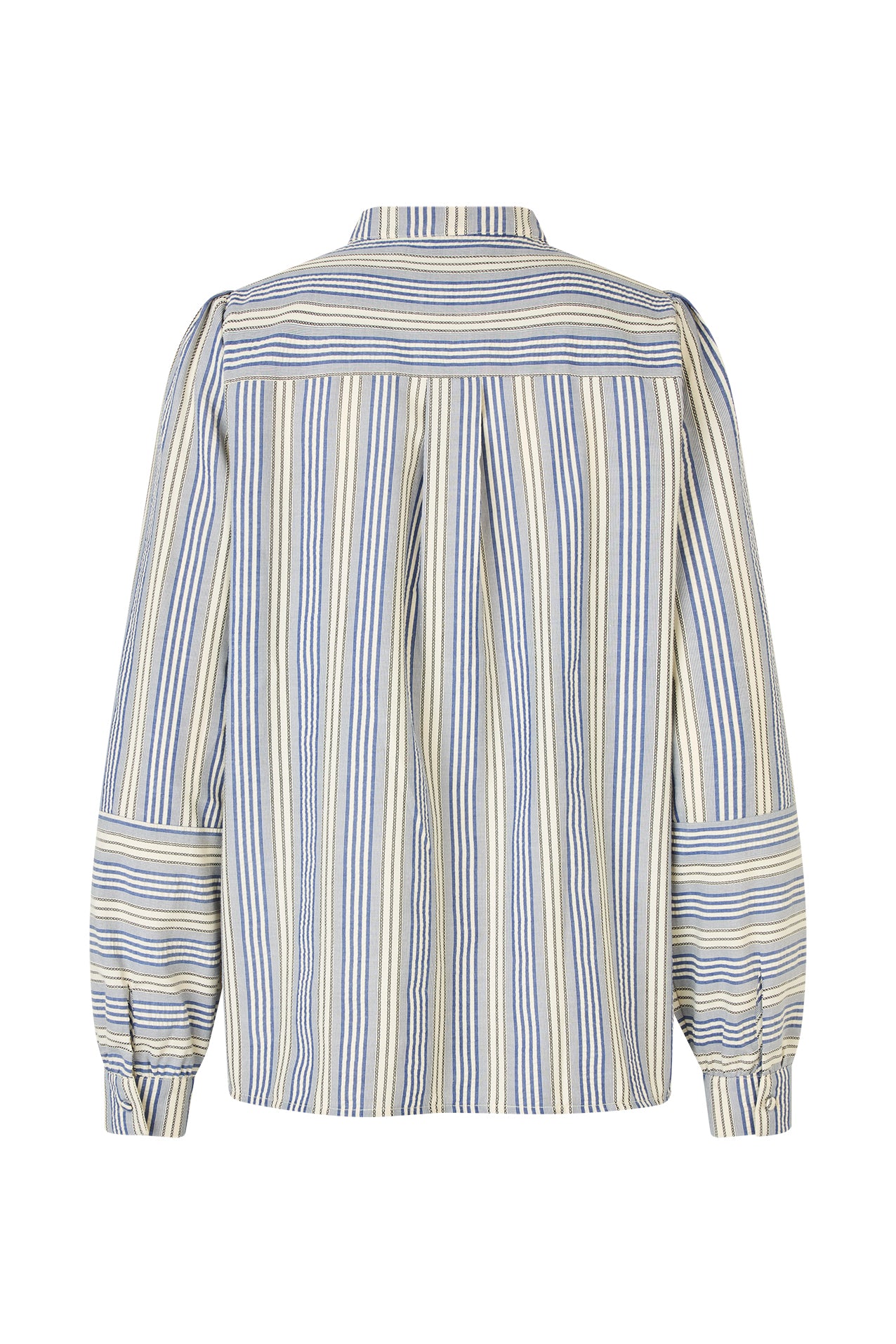 Lollys Laundry Skjorte - LinaLL LS Skjorte i Blue Strib