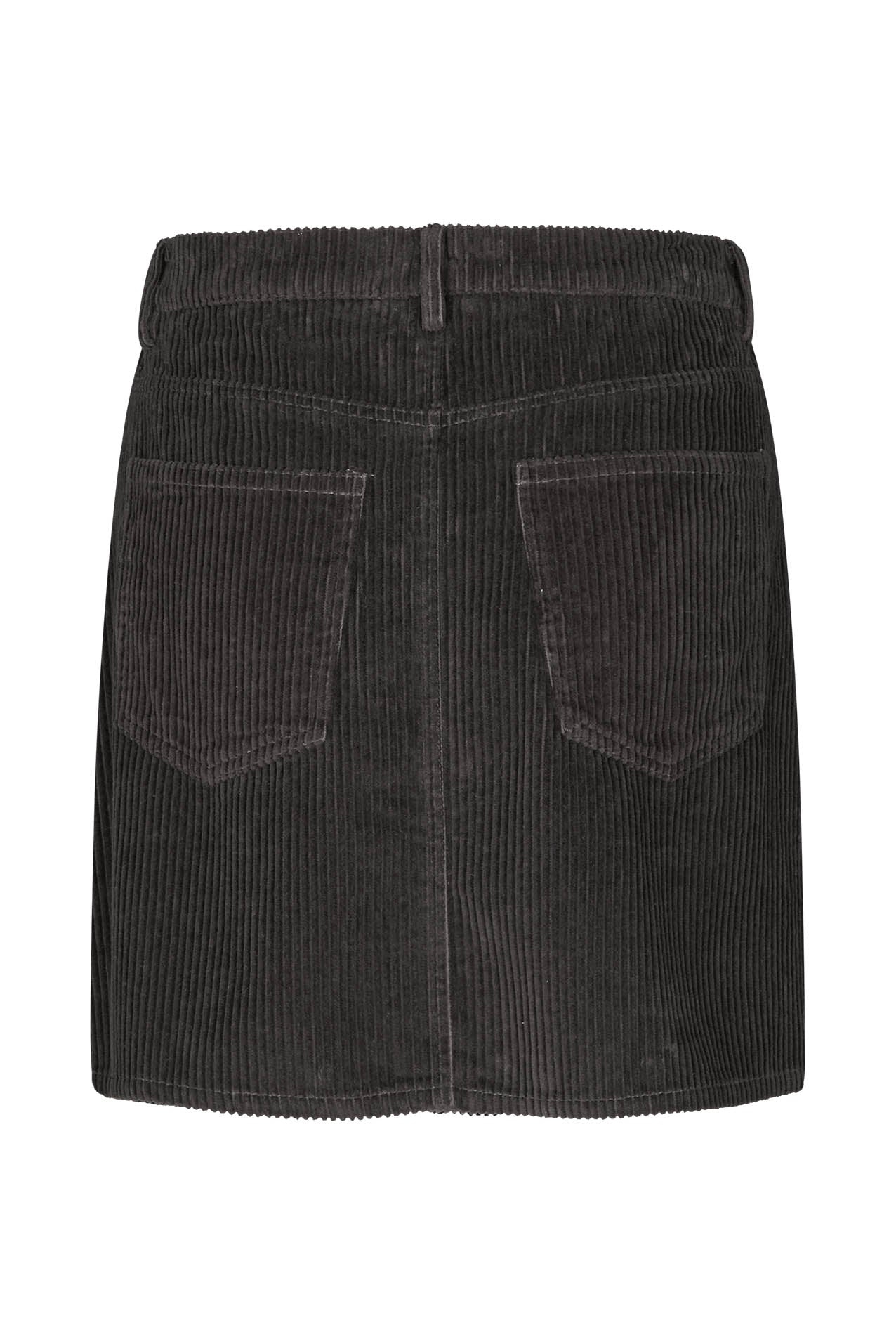 Lollys Laundry Nederdel - EvasLL Kort Nederdel i Dark Mocca