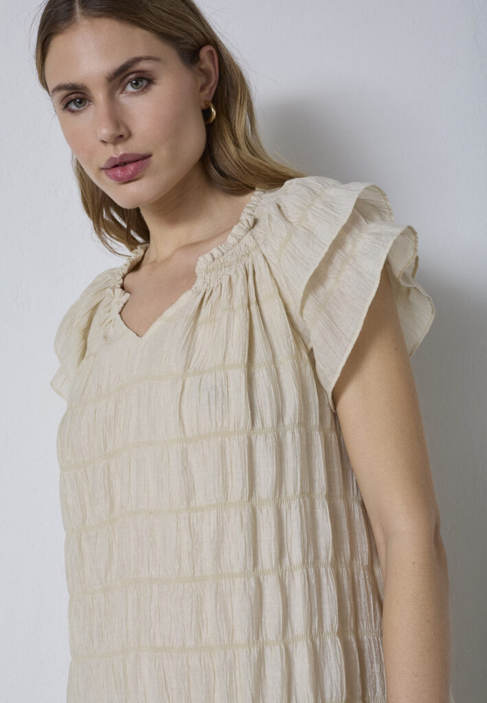 Co´Couture Kjole - MichaCC Sunrise Crop Kjole i Bisquit
