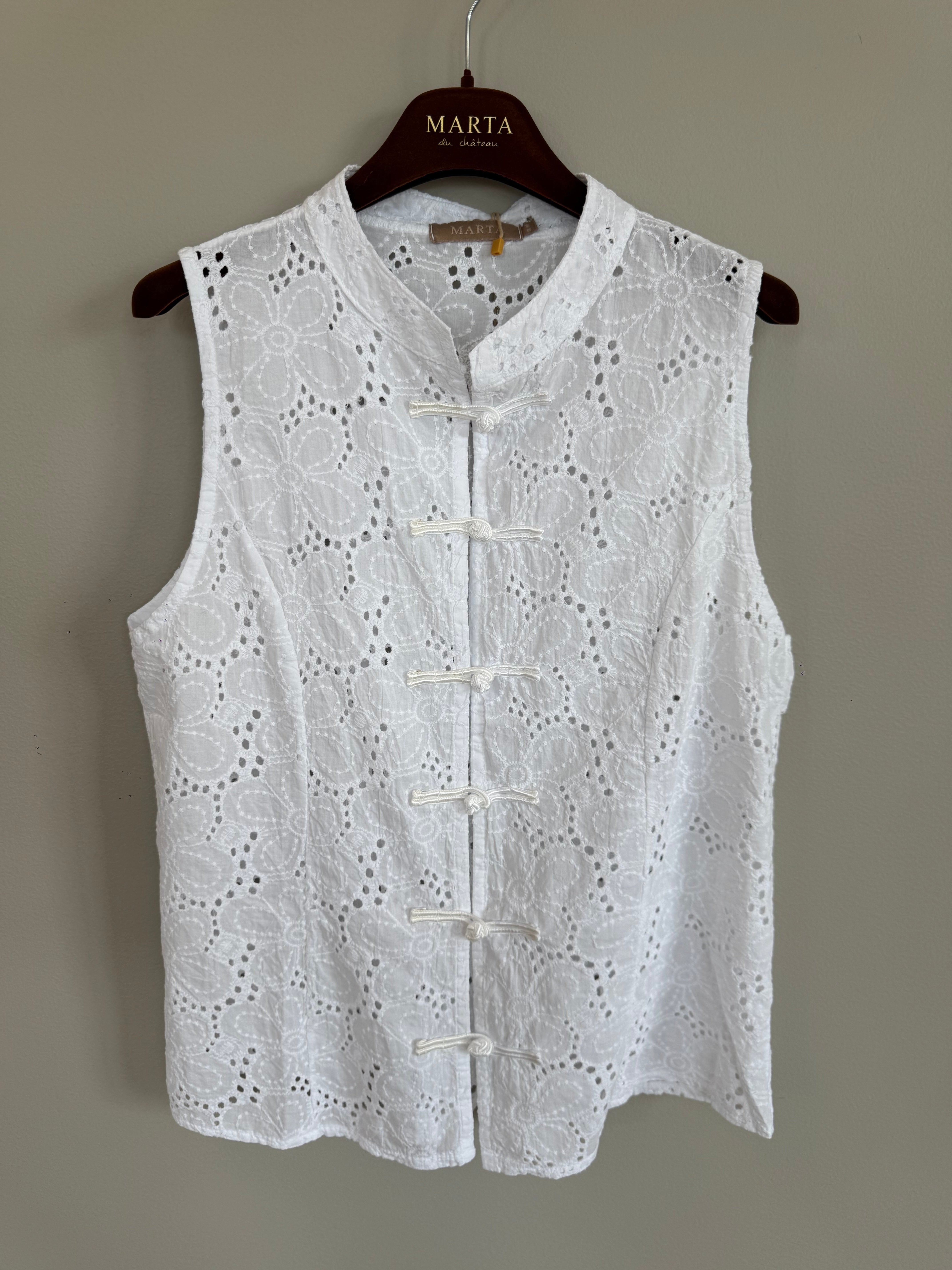 MARTA du château Top - 268613 MdcRavella Top i Hvid
