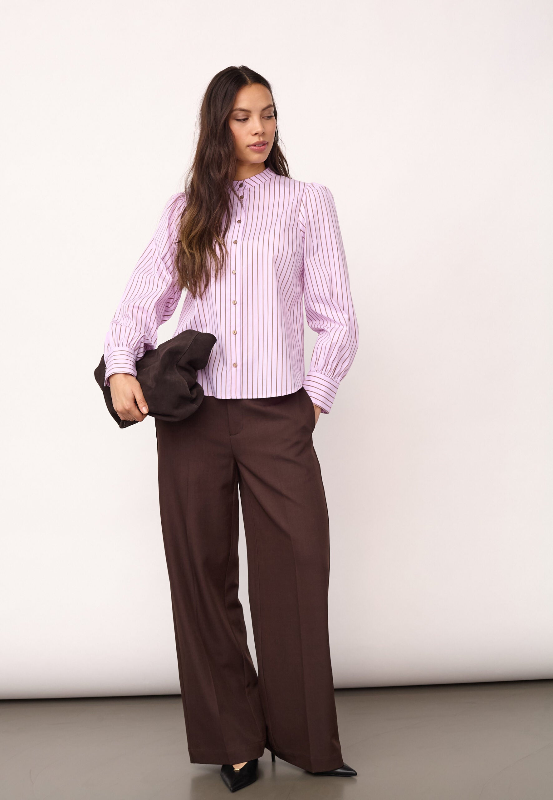 Co´Couture Skjorte - SigridCC Stribet Skjorte i Rosebloom