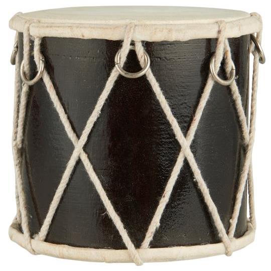 IB Laursen Julepynt - Tromme i Mørkebrun 12,5x12,5cm