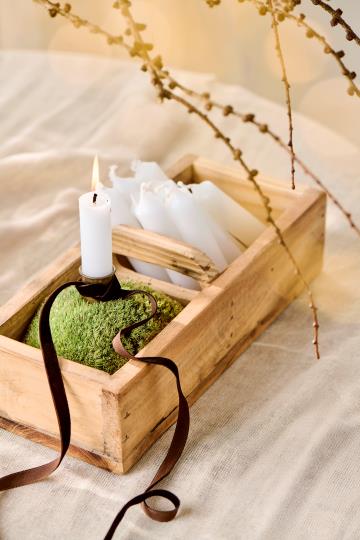 IB Laursen Trækasse - Trækasse Med 2 Rum og Greb på Tværs Unika