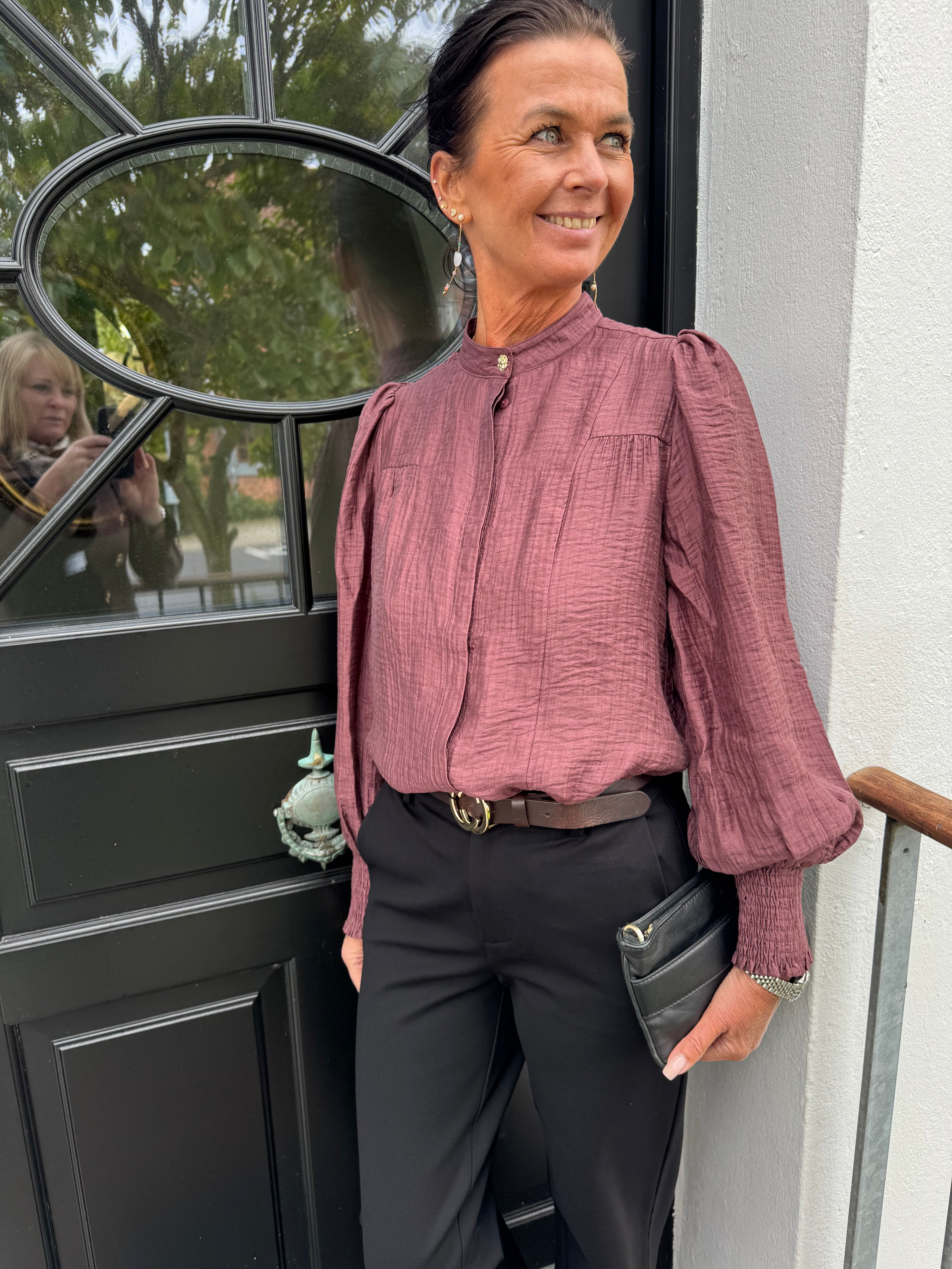 Co´Couture Skjorte - TassyCC Skjorte i Plum