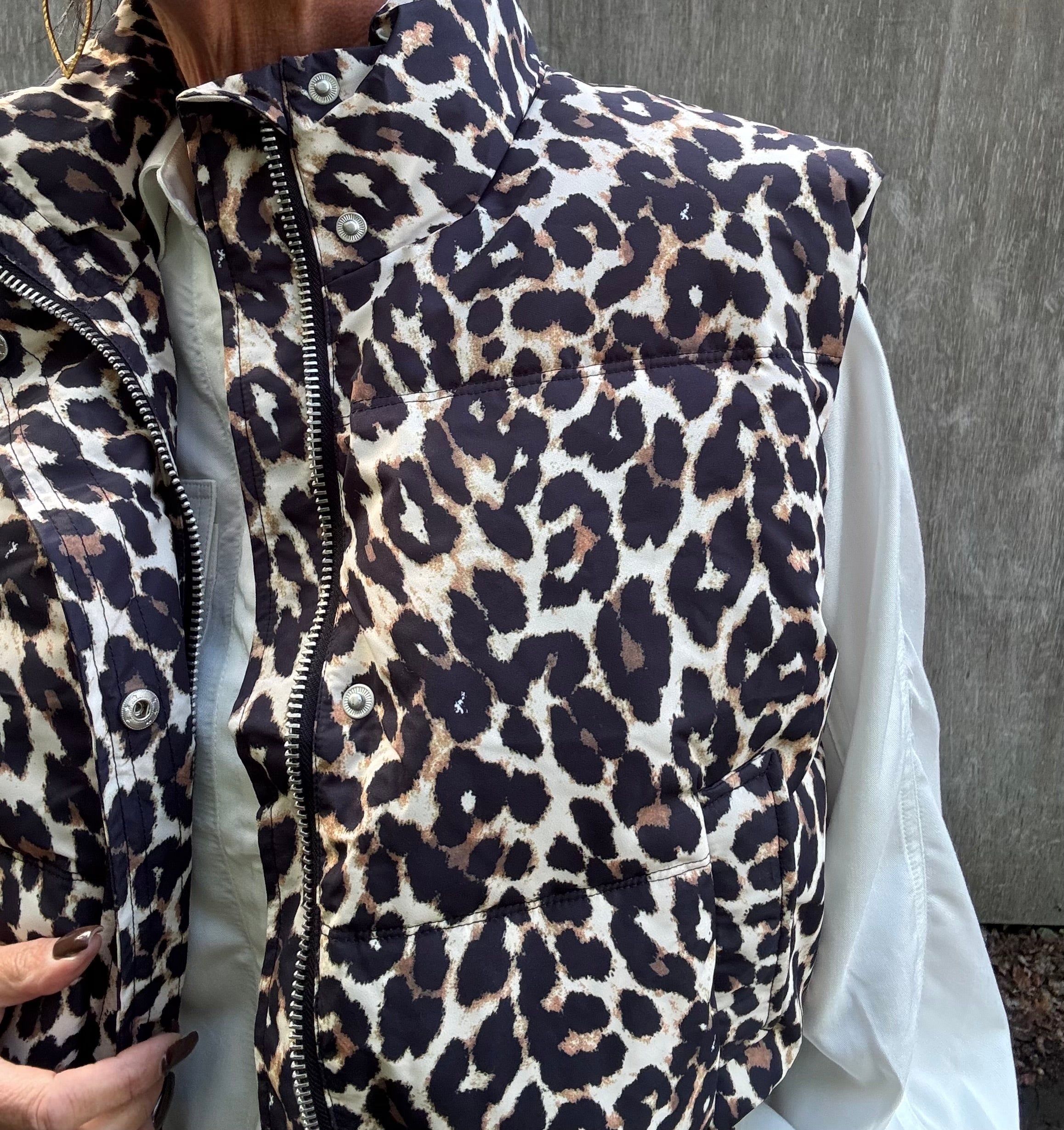 Lollys Laundry Vest - SadaLL Vest i Leopard Print