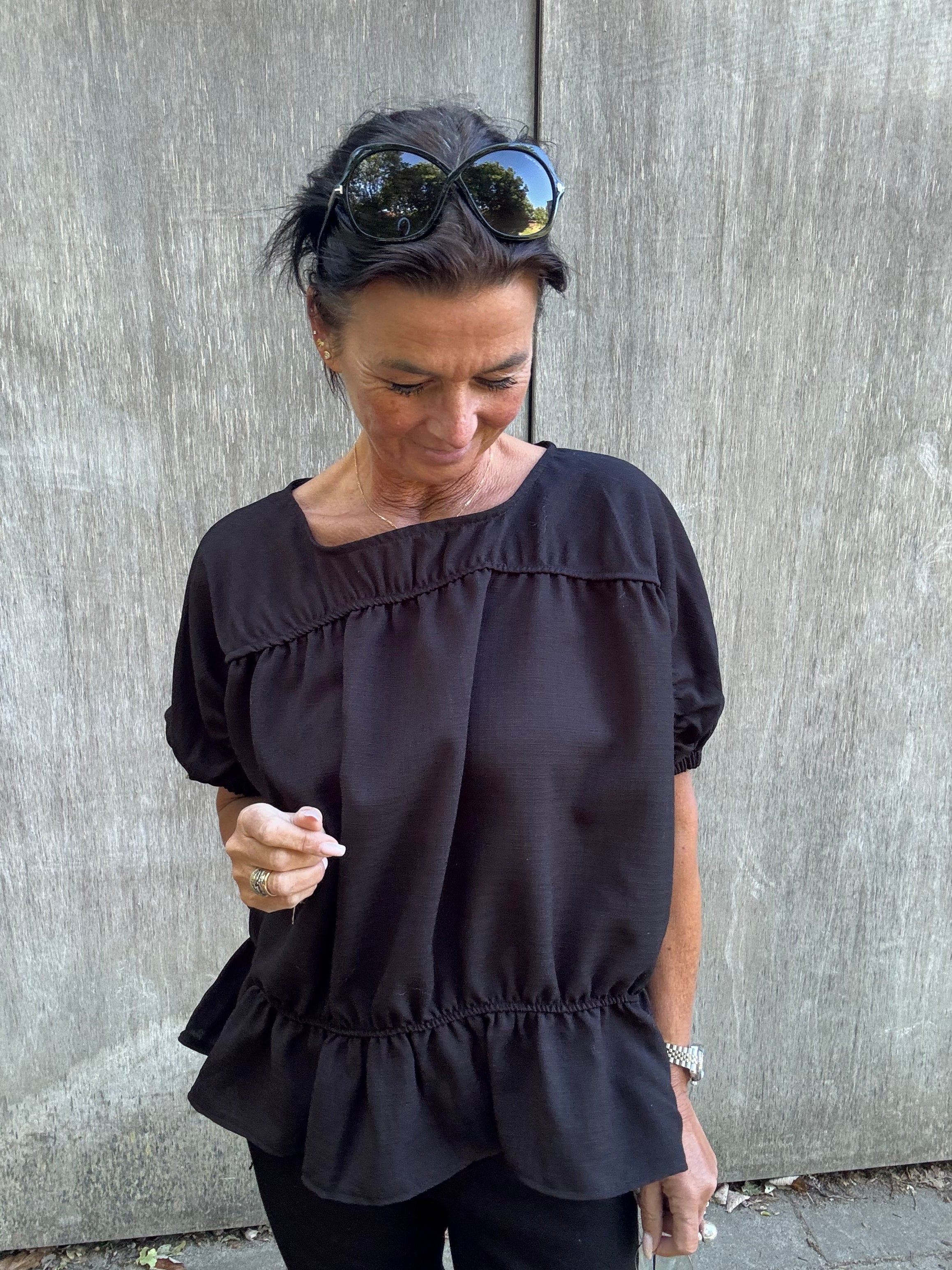 MARTA du château Bluse - MdcSaffron Bluse i Nero Sort