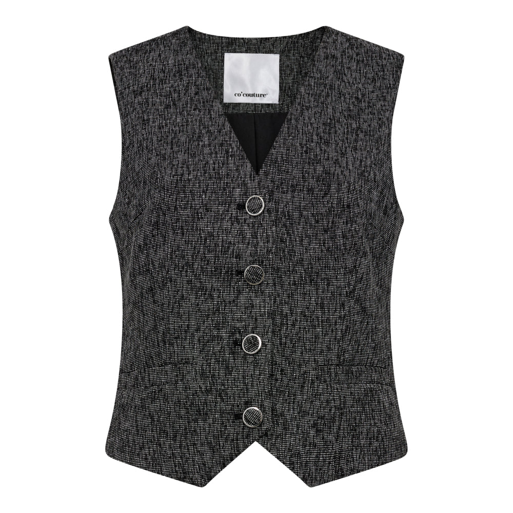 Co´Couture - TamiaCC Vest i Sort