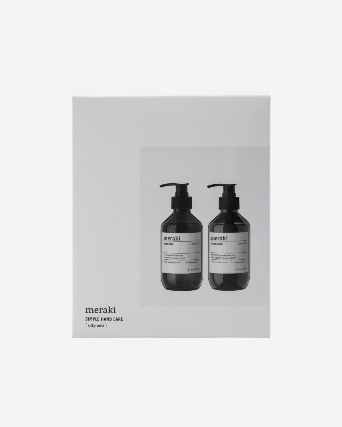 Meraki Gaveæske - Gaveæske, Håndsæbe & Håndcreme Silky Mist