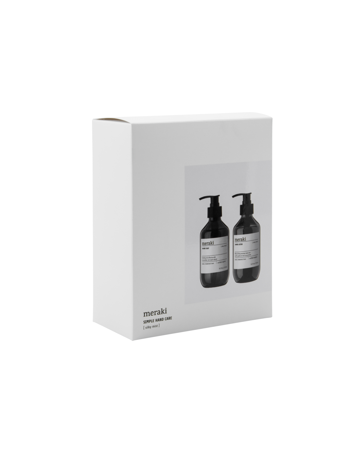 Meraki Gaveæske - Gaveæske, Håndsæbe & Håndcreme Silky Mist