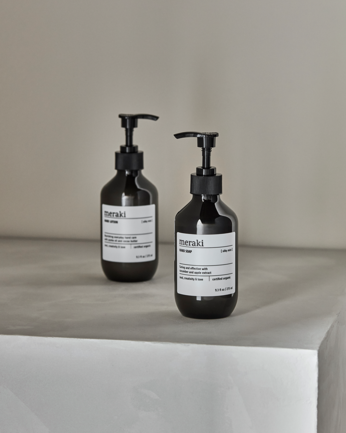 Meraki Gaveæske - Gaveæske, Håndsæbe & Håndcreme Silky Mist