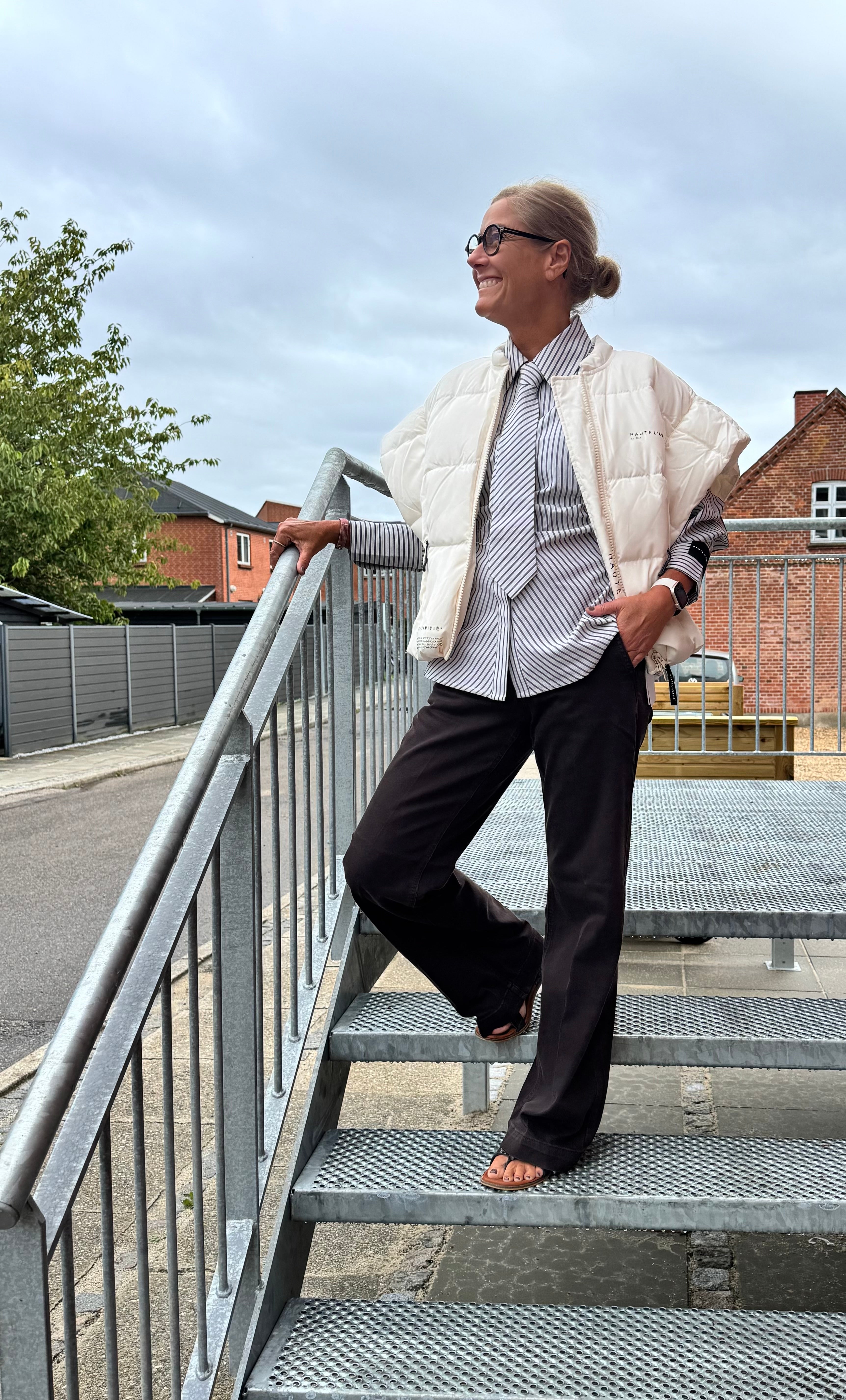 Haute L´amitié Vest - Mount Puffer Vest i Off White