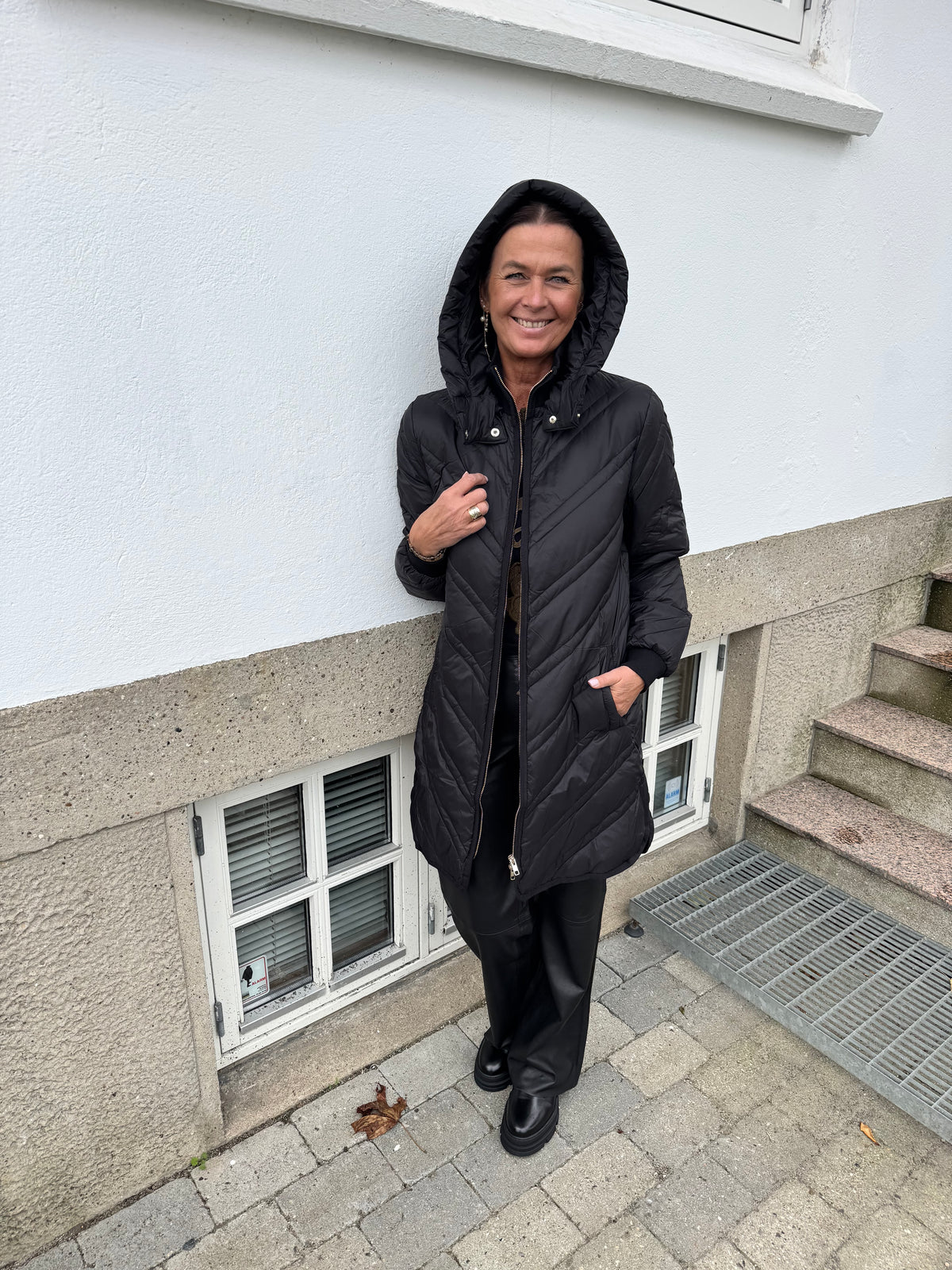 PBO Jakke - PBOMelville Down Hoos Jakke i Sort