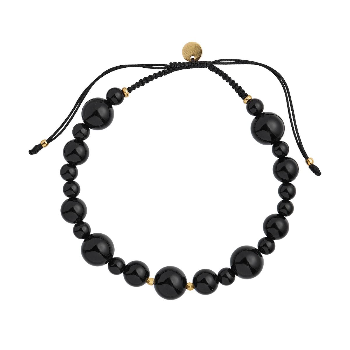 Stine A Armbånd  - Cherrie Bon Bon Armbånd i Black Onyx