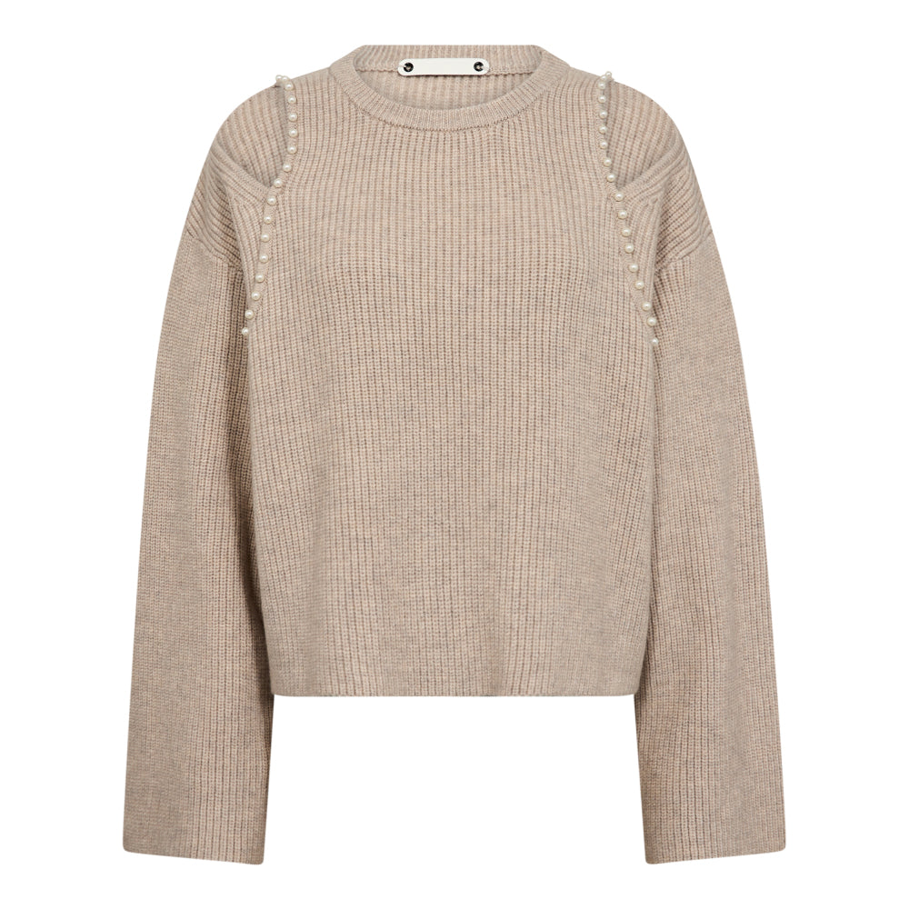 Co´Couture Strik - RawCC Rib Pearl Strik i Bone