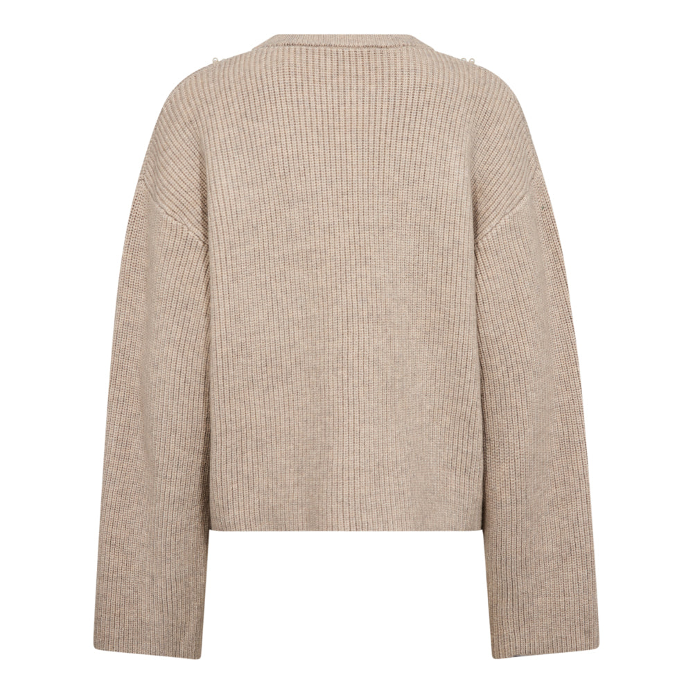 Co´Couture Strik - RawCC Rib Pearl Strik i Bone