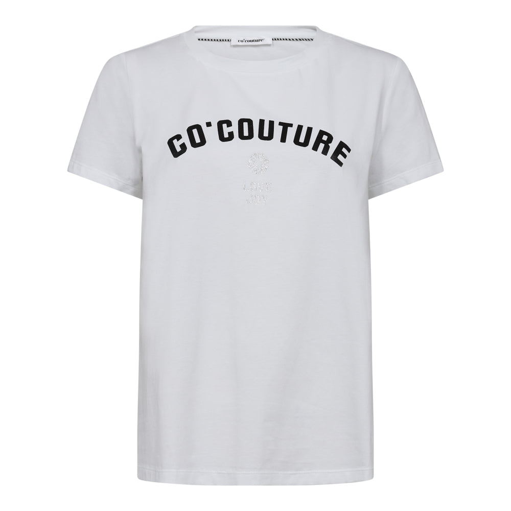 Co´Couture - CoCoCC LJ Glitter Logo T-shirt