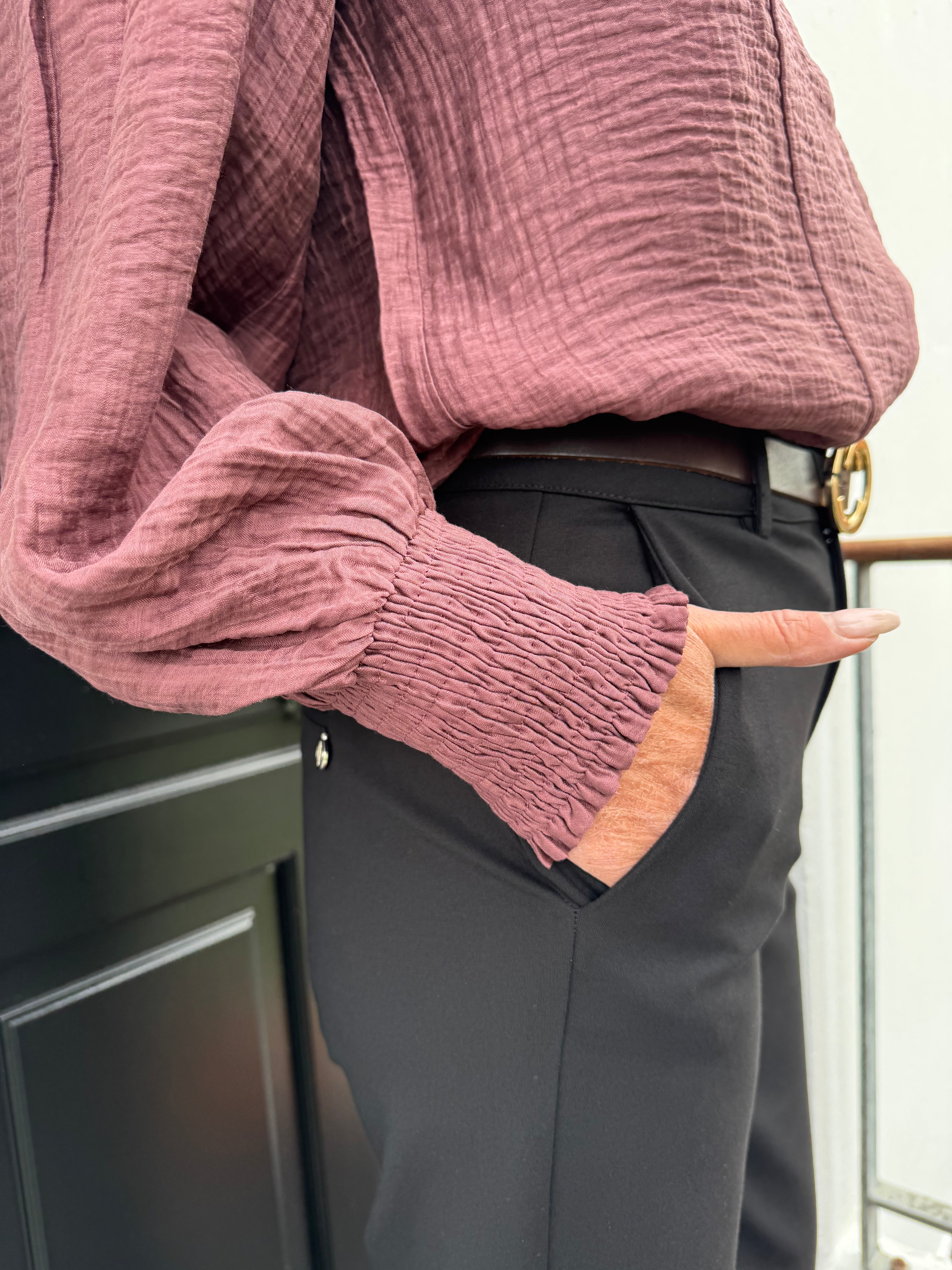 Co´Couture Skjorte - TassyCC Skjorte i Plum