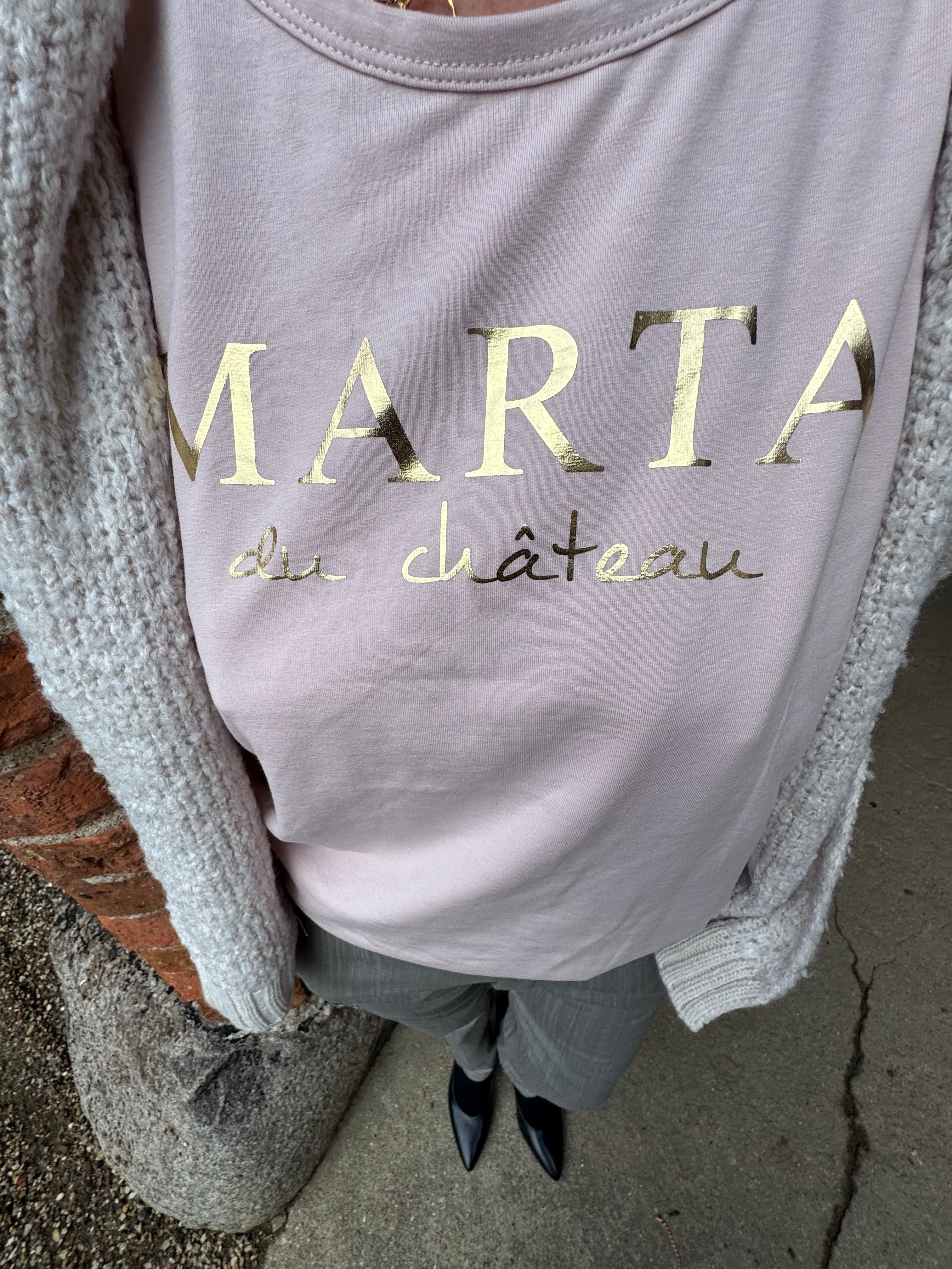 MARTA du château T-shirt - MdcJeanette T-shirt i Old Rose