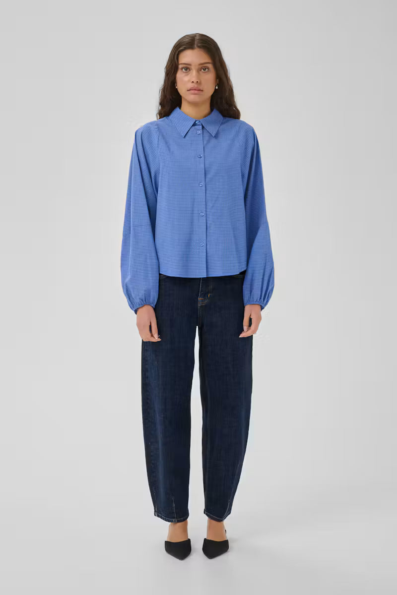 My Essential Wardrope Jeans - MWLucy Barrel Jeans i Dark Blue Un-Wash