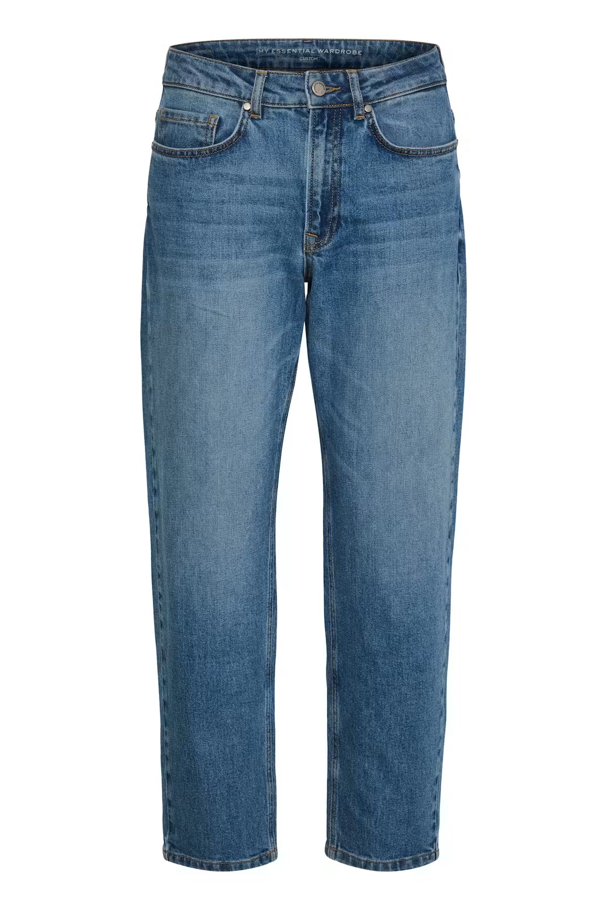 My Essential Wardrope Jeans - The Mommy High Tapered Jeans i Medium Blue Retro Wash