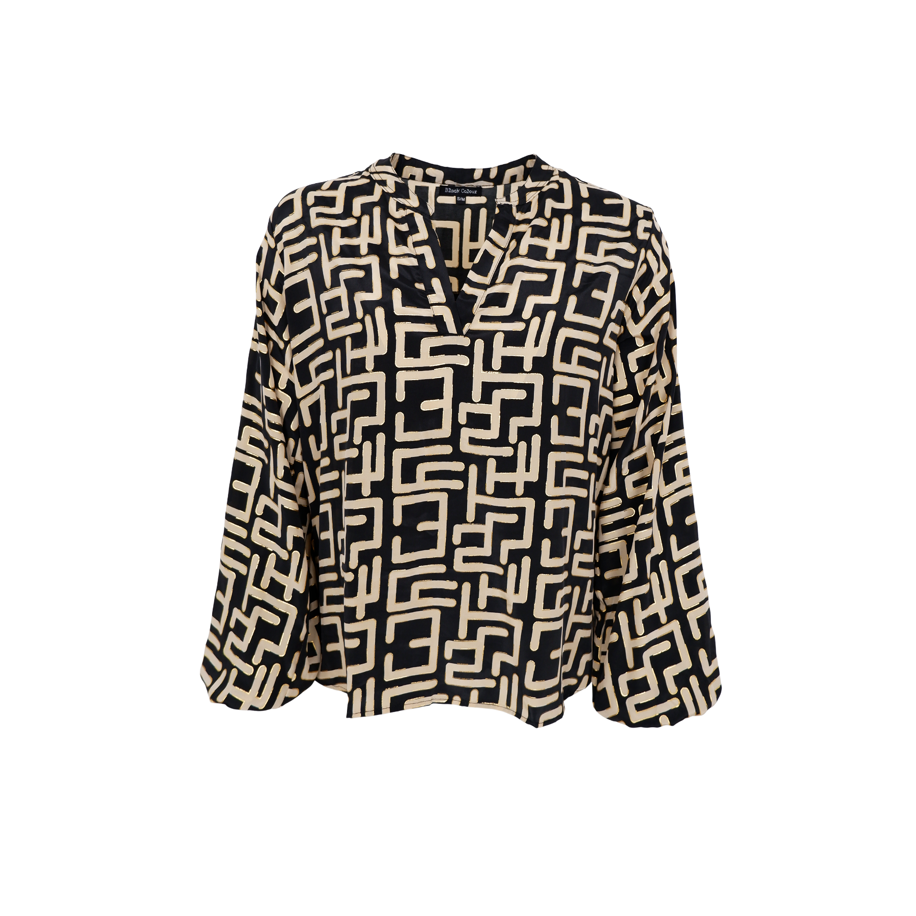 Black Colour Bluse - BcLuna Bluse i Pristine Mønster