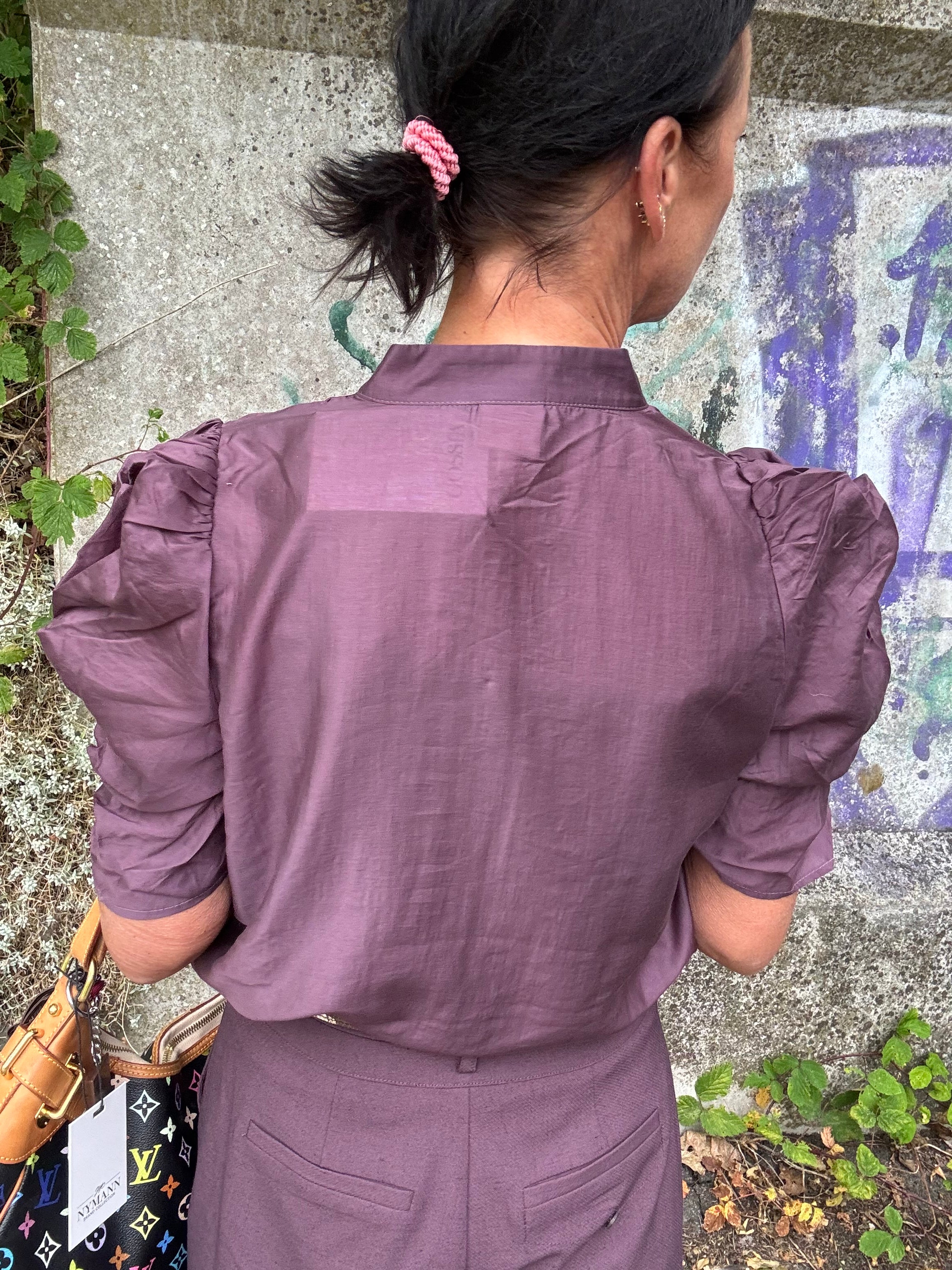 Gossia Bluse - AnnSofiGO Lull Bluse i Plum