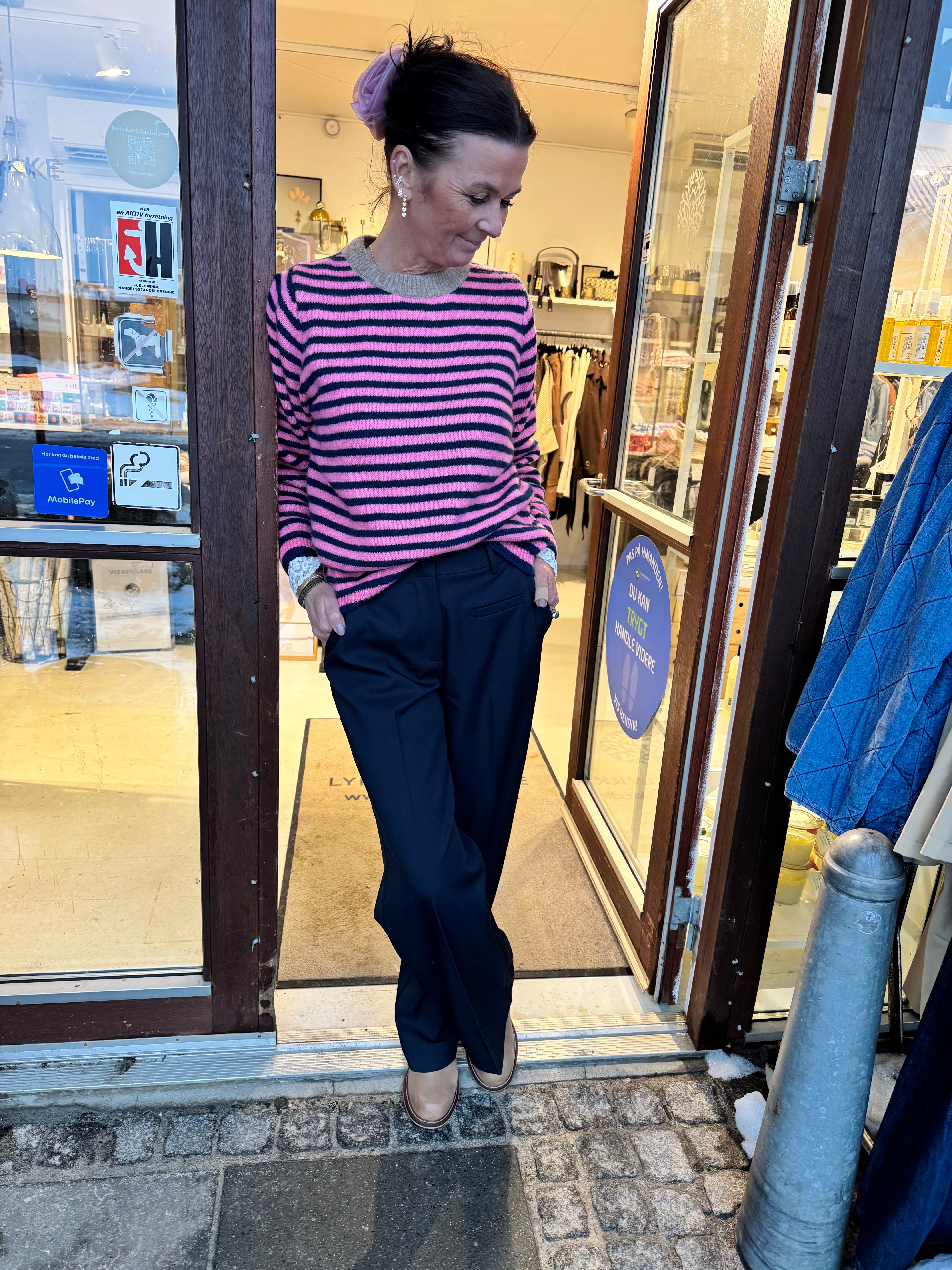 Haute L´amitié Bukser - Premiere Plain Bukser i Navy