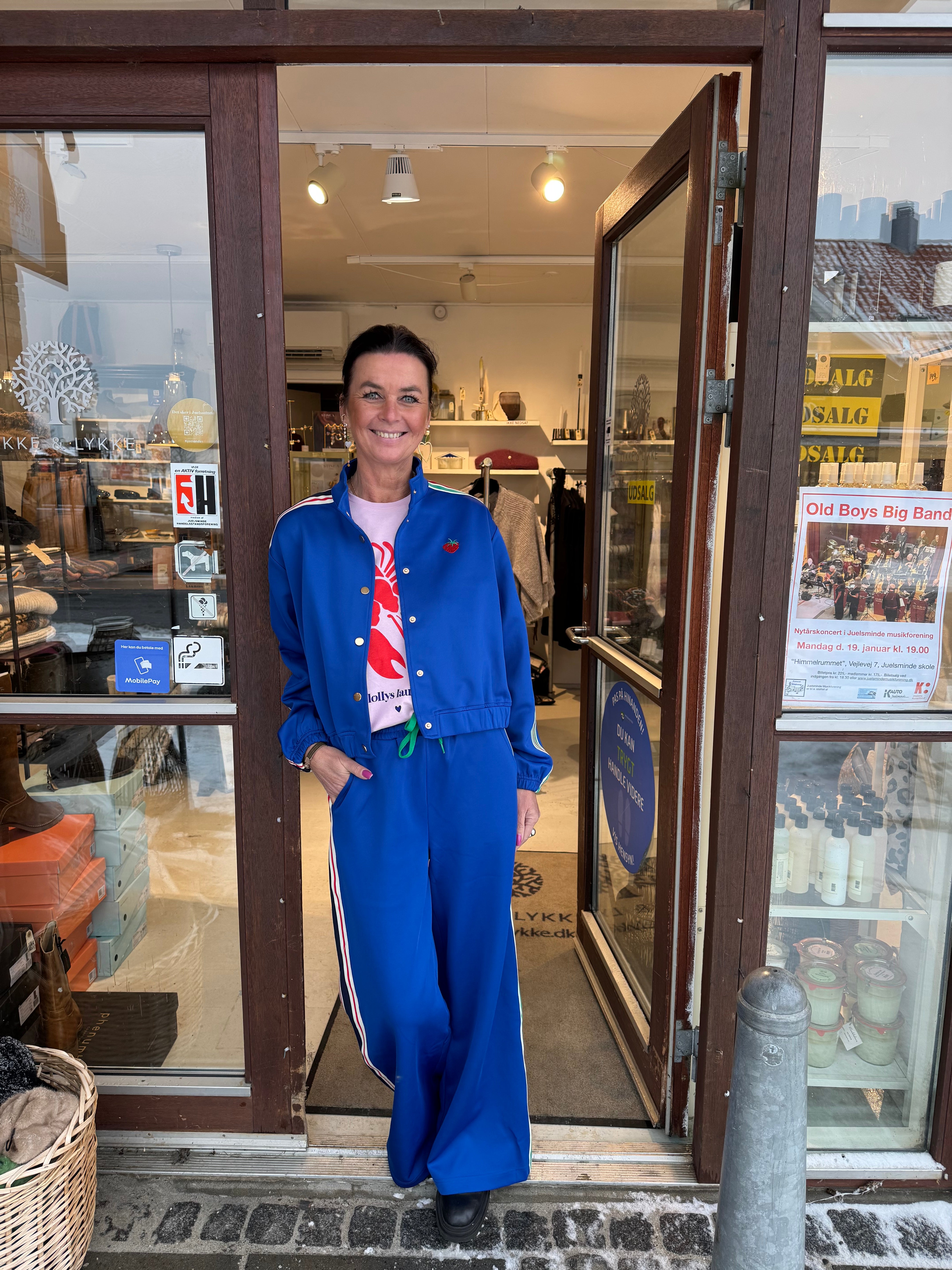 Lollys Laundry Jakke - BrooklynnLL Kort Jakke i Blå