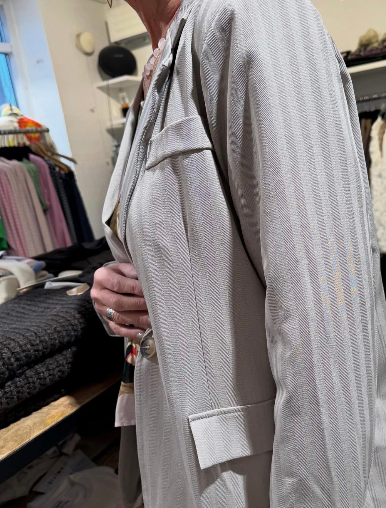 MARTA du château Blazer - 15502 MdcMajken Blazer i Dark Beige